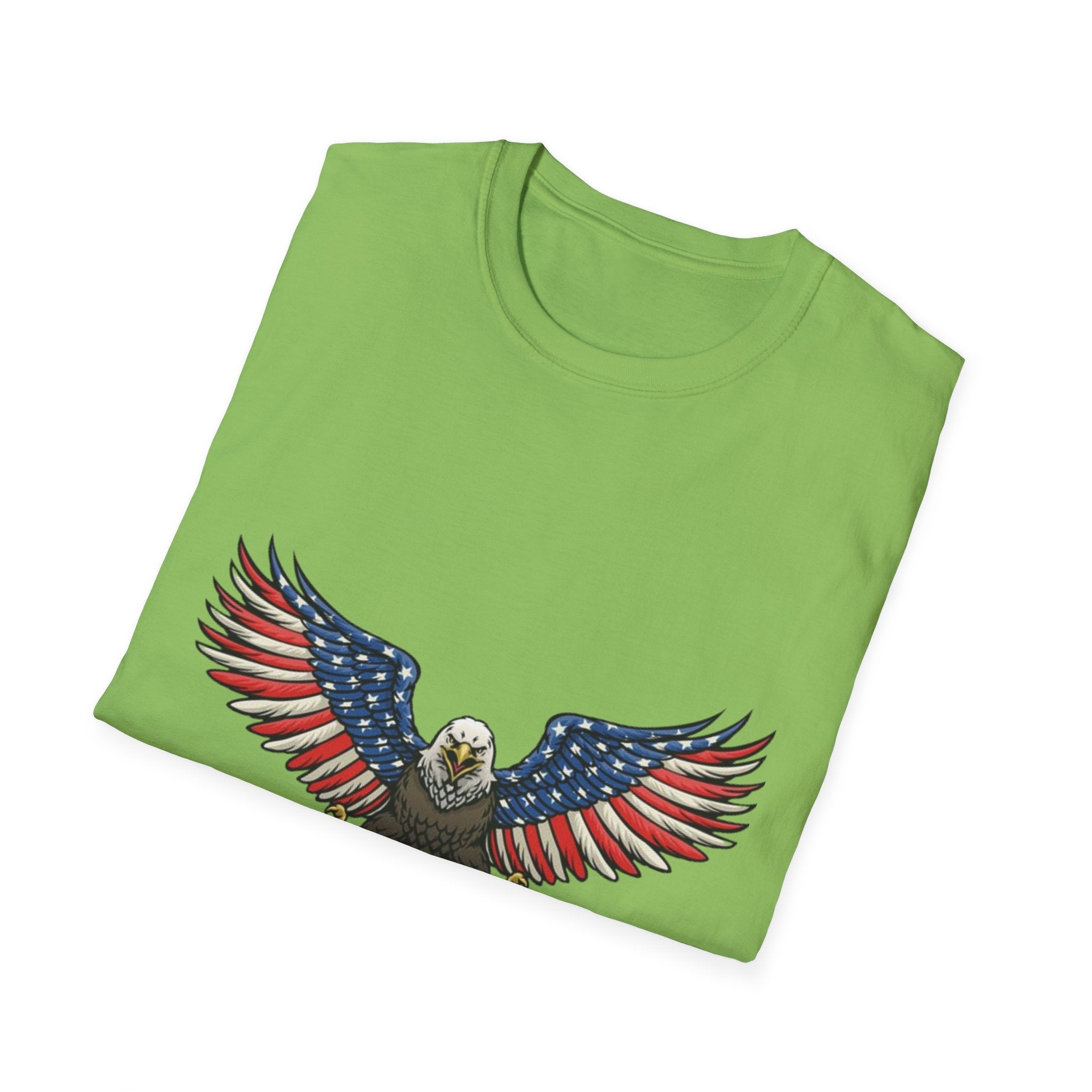 Patriotic Eagle Unisex Softstyle T-Shirt