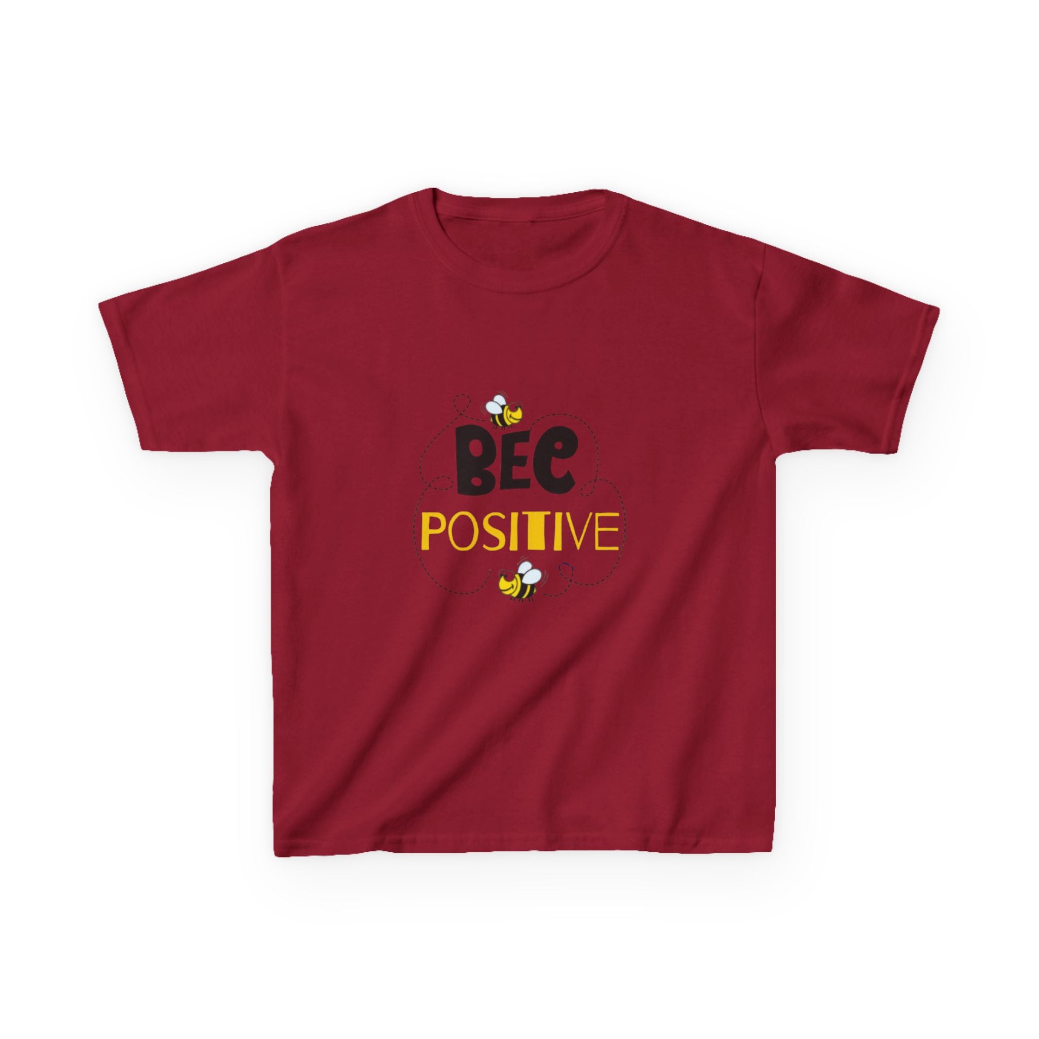 Bee Positive Kids Heavy Cotton T-Shirt