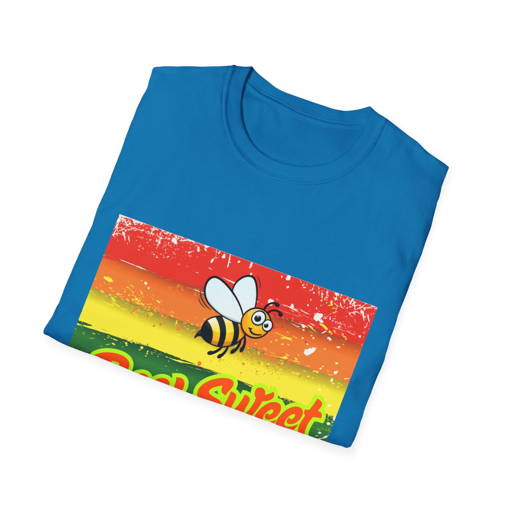Bee Sweet Rainbow Unisex Softstyle T-Shirt