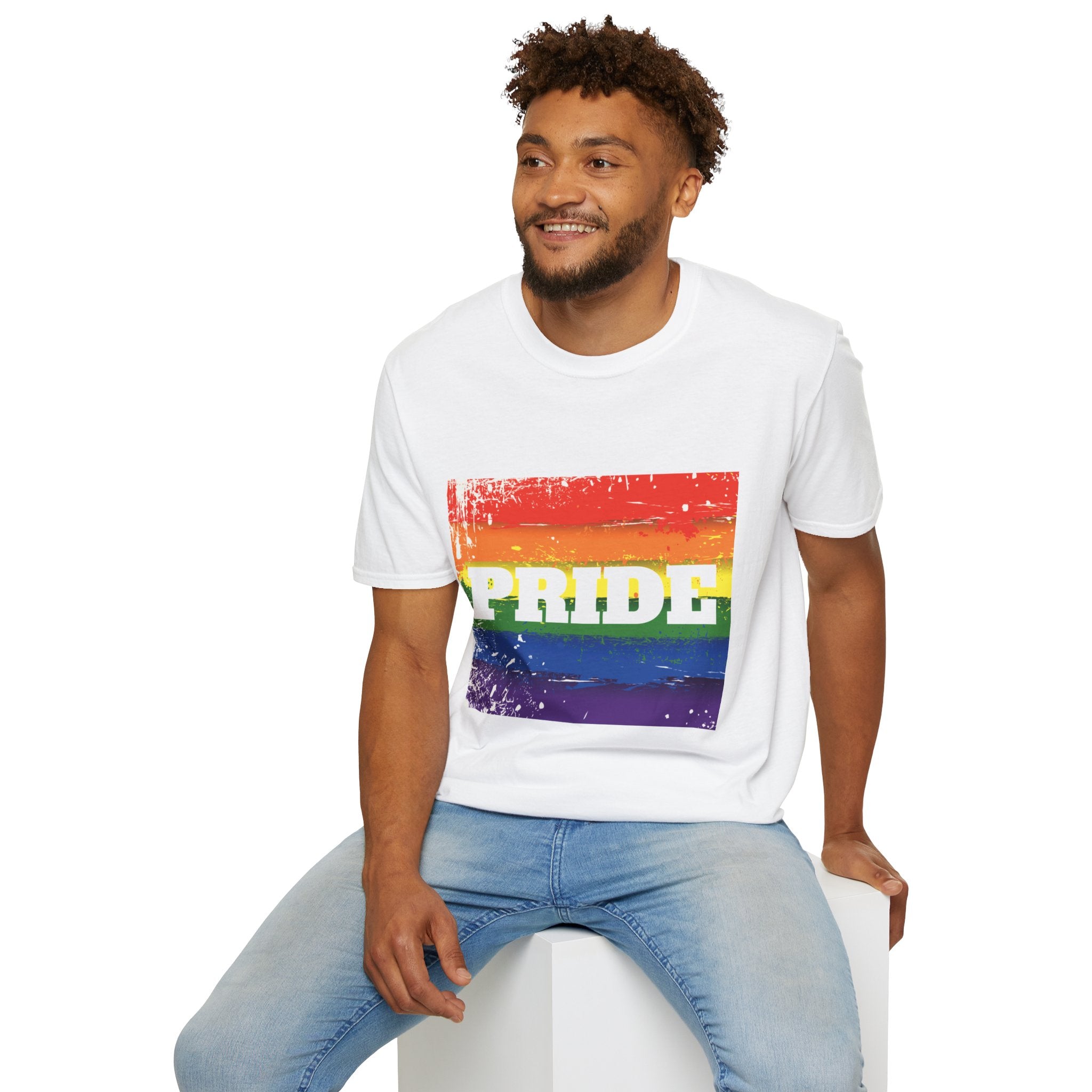 Pride Rainbow Unisex Softstyle T-Shirt