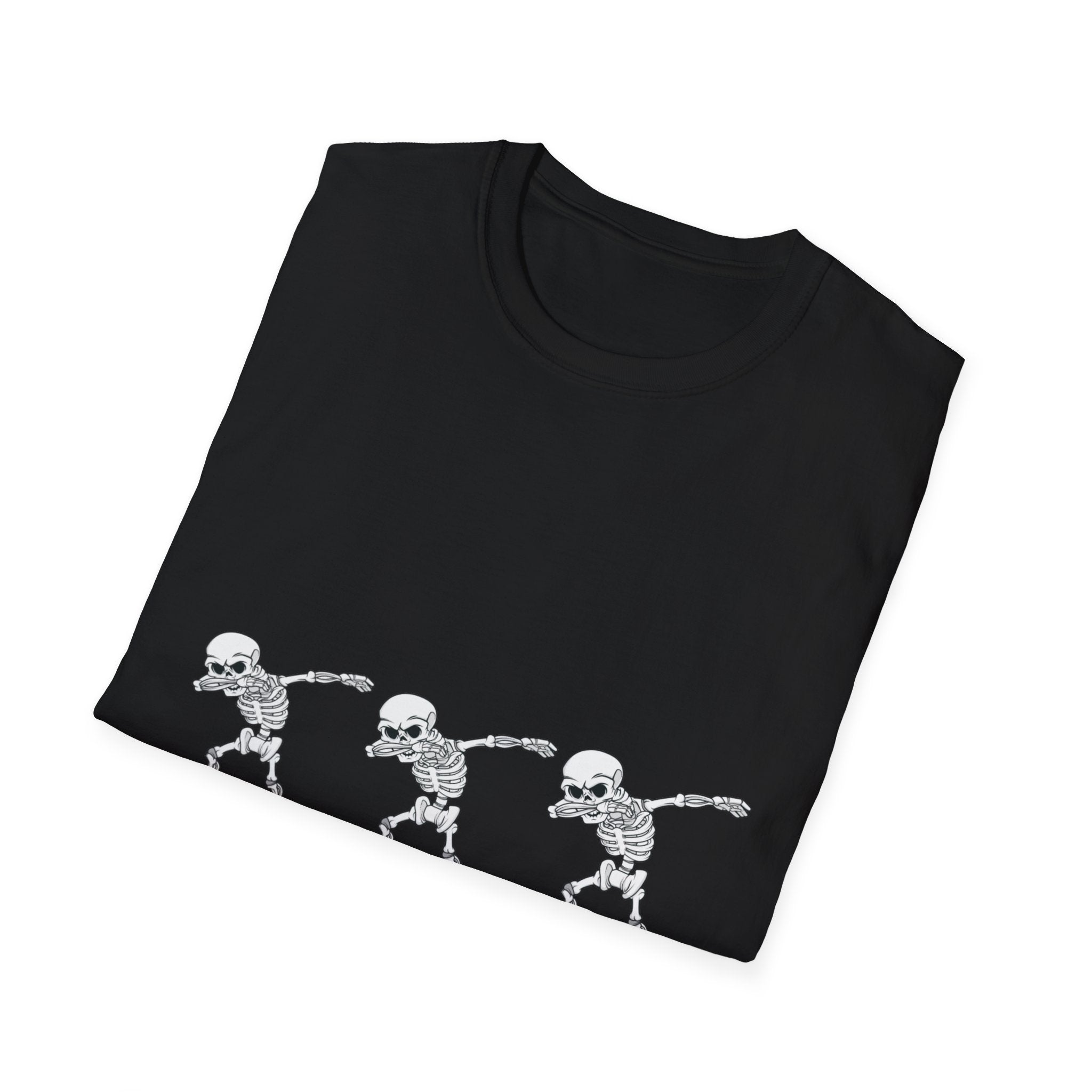 Dabbing Skeleton Dance Unisex Softstyle T-Shirt