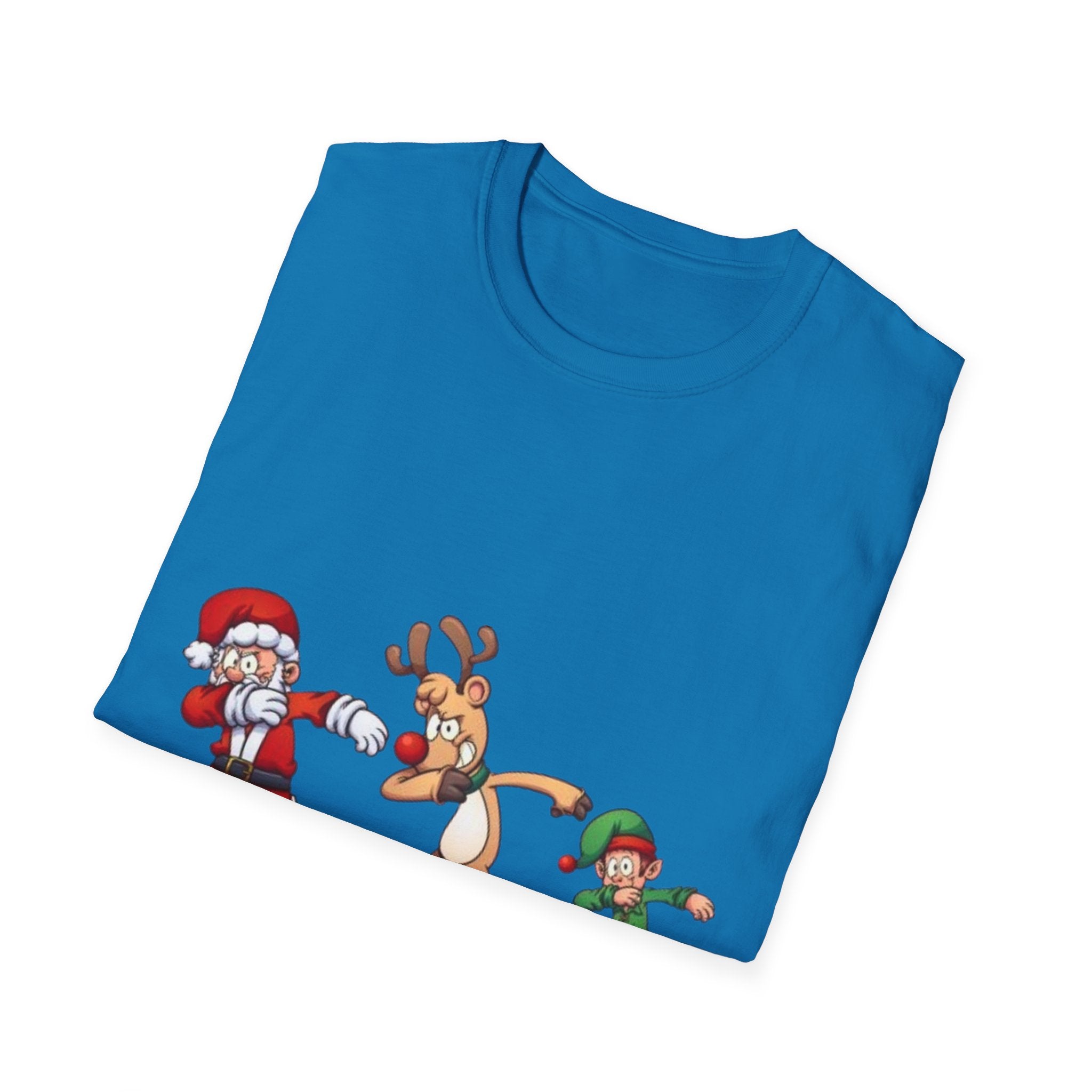 Dabbing Christmas Unisex Softstyle T-Shirt