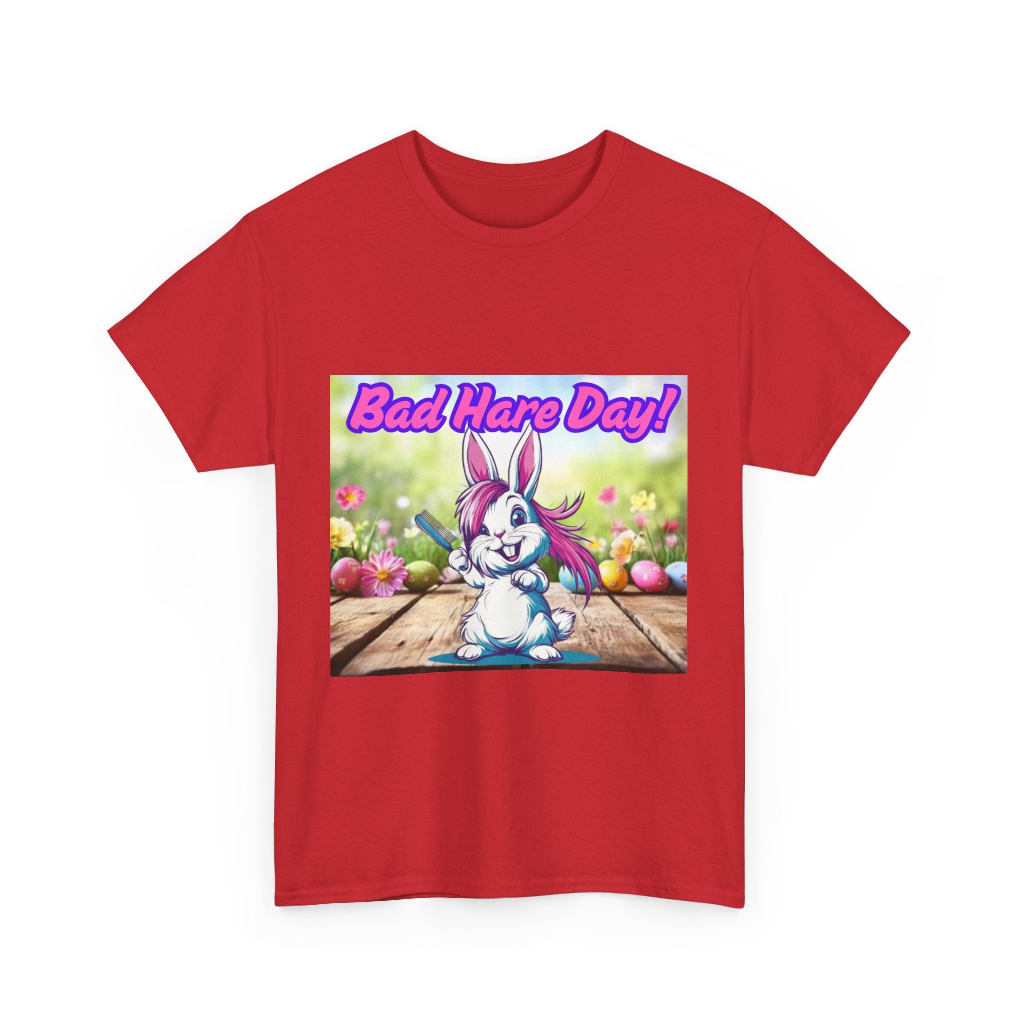 Bad Hare Day Unisex Heavy Cotton T-Shirt