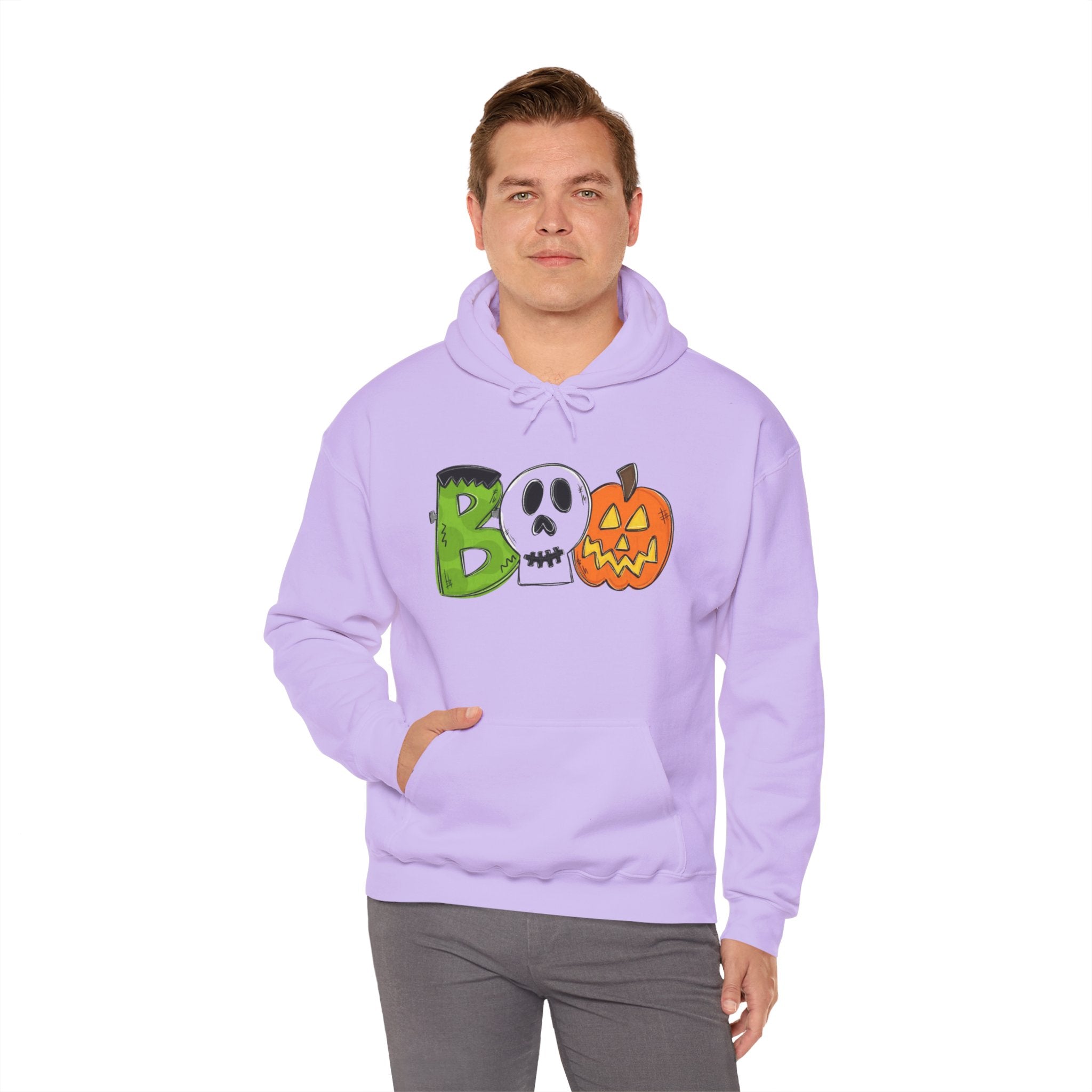 Halloween Boo Unisex Heavy Blend™ Hooded Sweatshirt