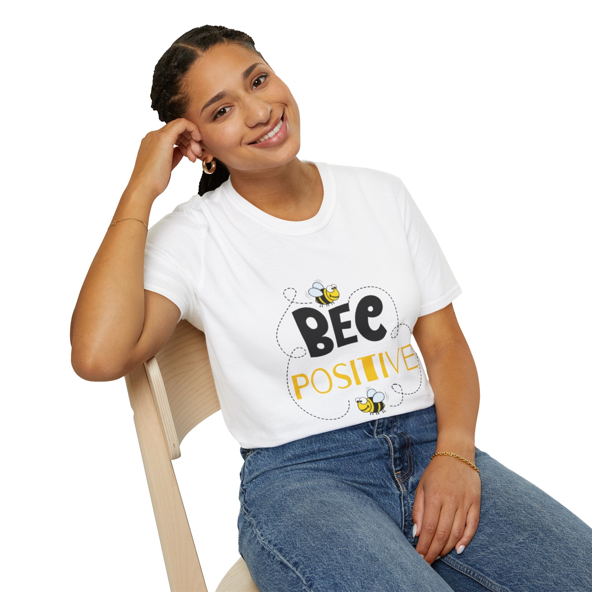 Bee Positive Unisex Softstyle T-Shirt
