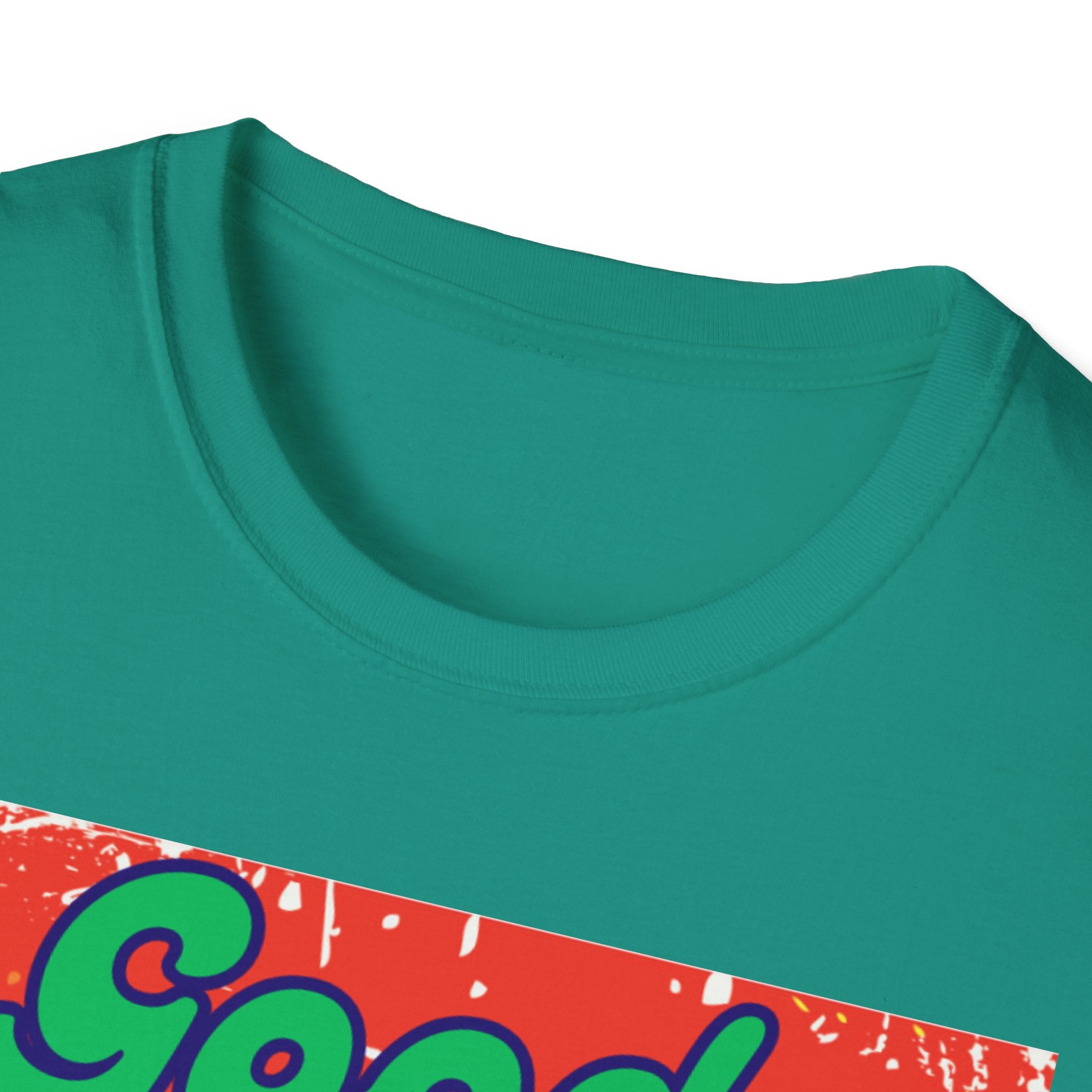 Good Vibes Only Green Unisex Softstyle T-Shirt