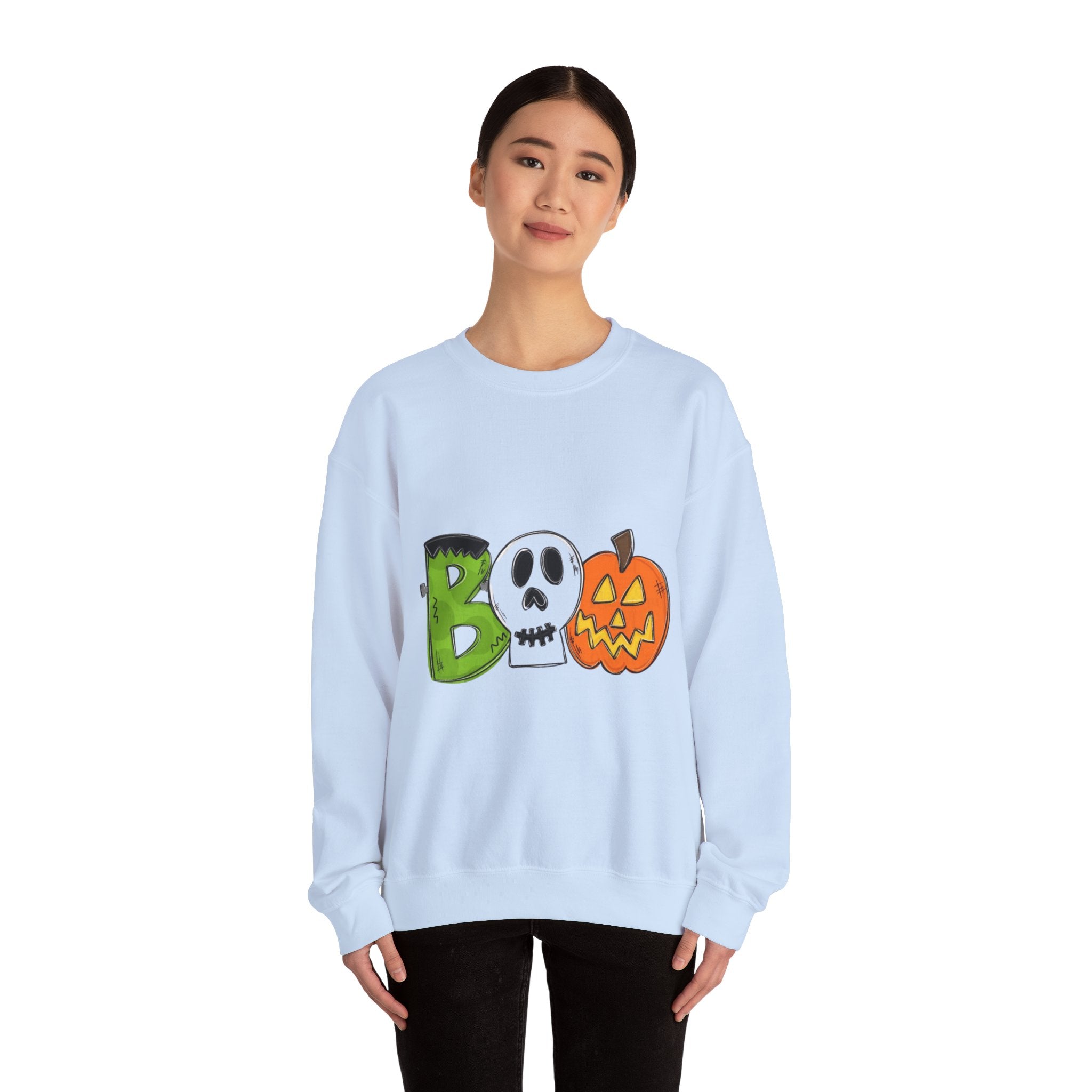 Halloween Boo Unisex Heavy Blend™ Crewneck Sweatshirt
