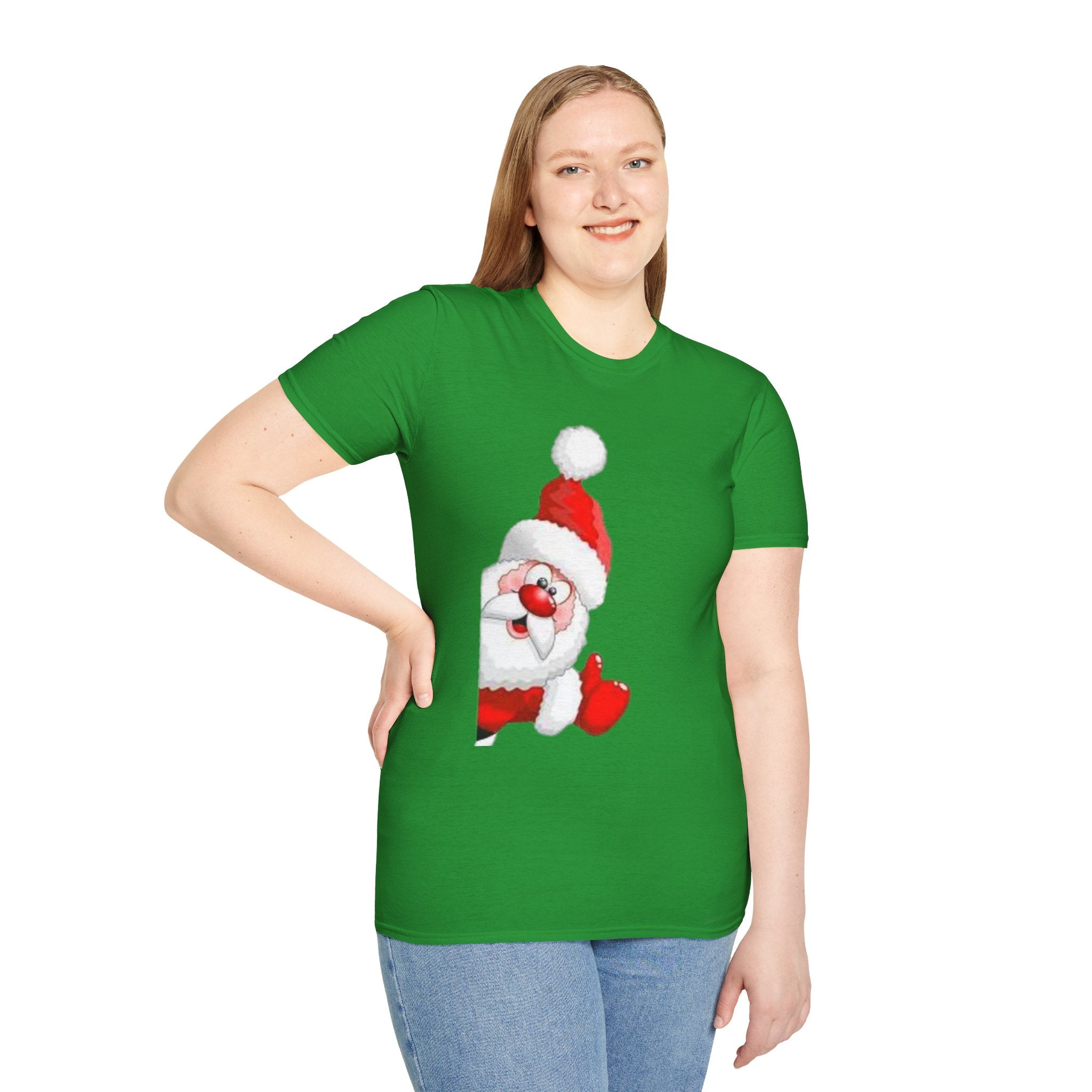 Festive Santa Unisex Softstyle T-Shirt