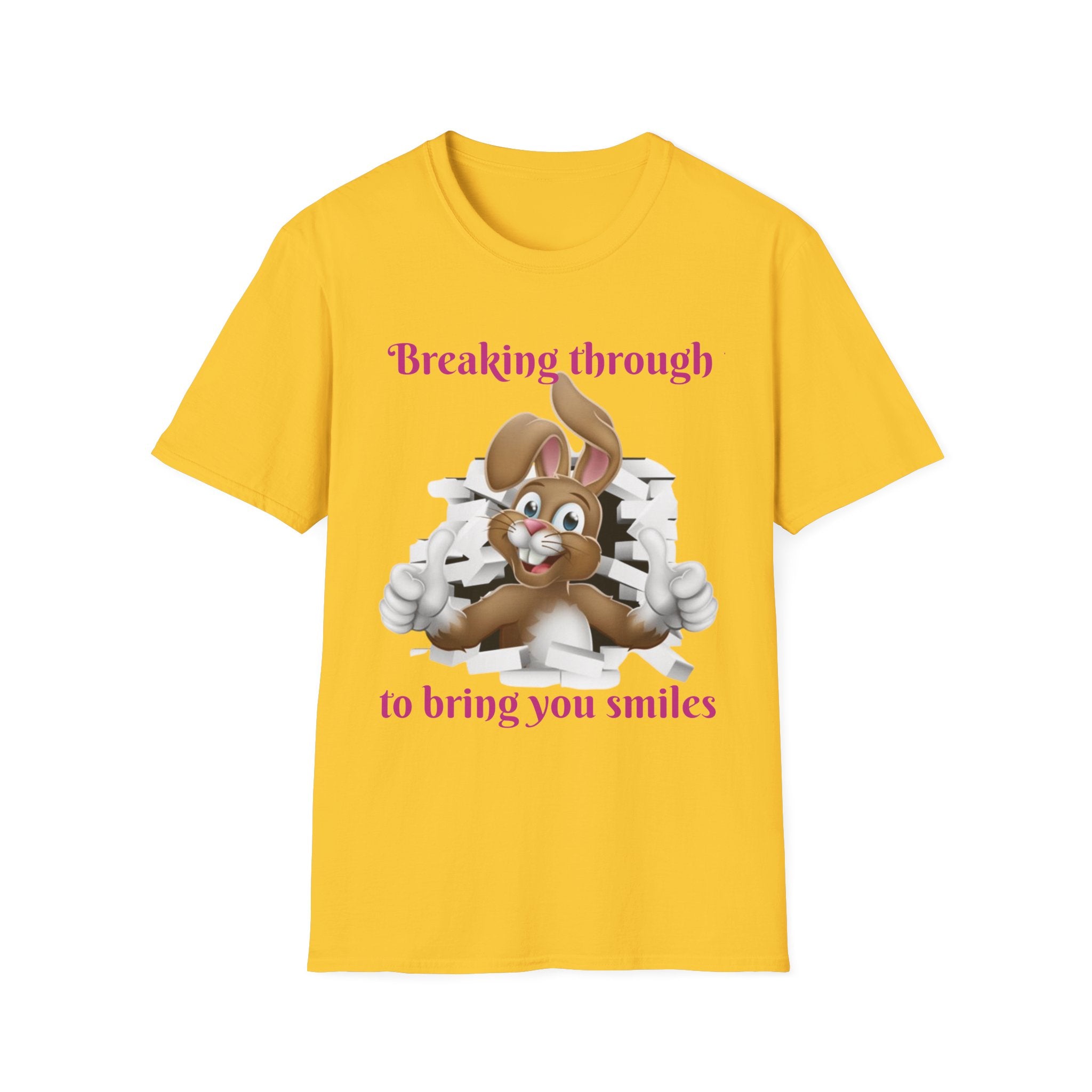 Breaking Through To Bring You Smiles Unisex Softstyle T-Shirt