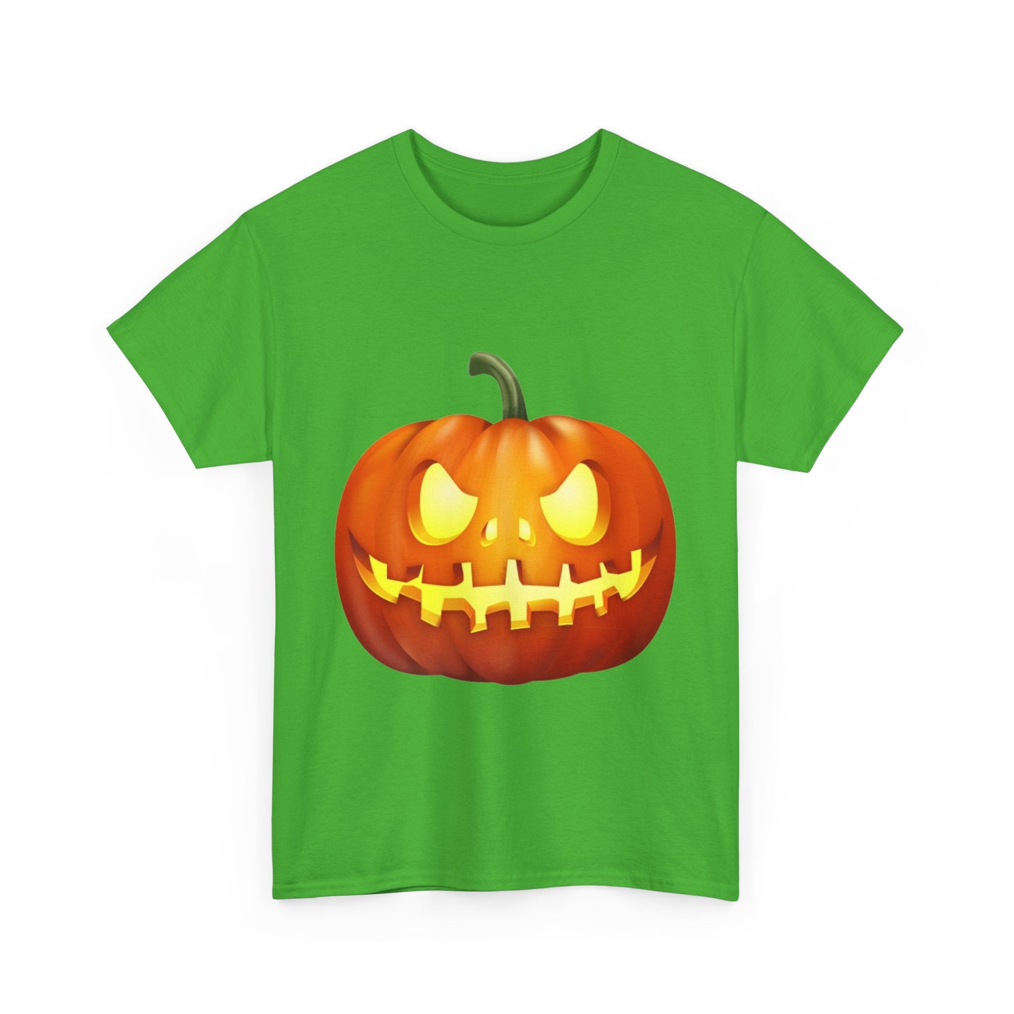 Halloween Pumpkin Unisex Heavy Cotton T-Shirt