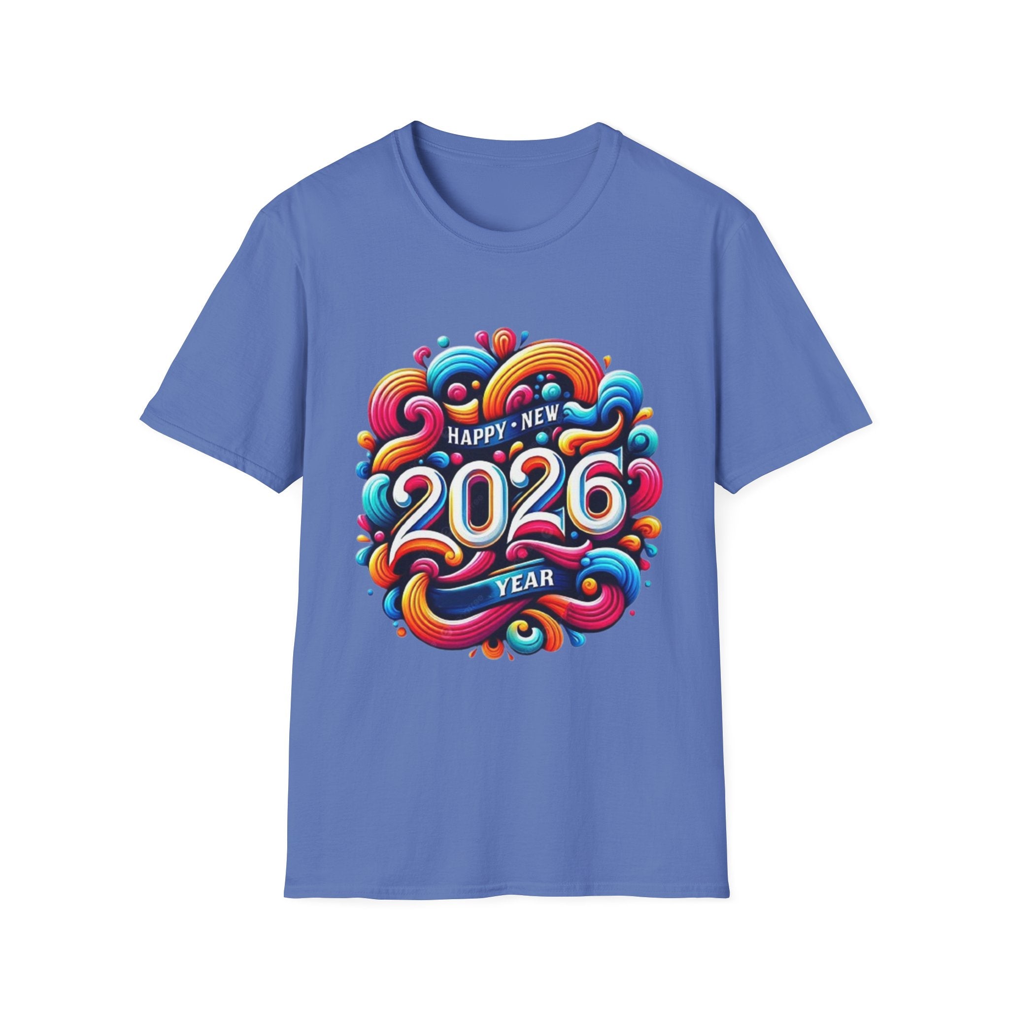 2026 Happy New Year Unisex Softstyle T-Shirt