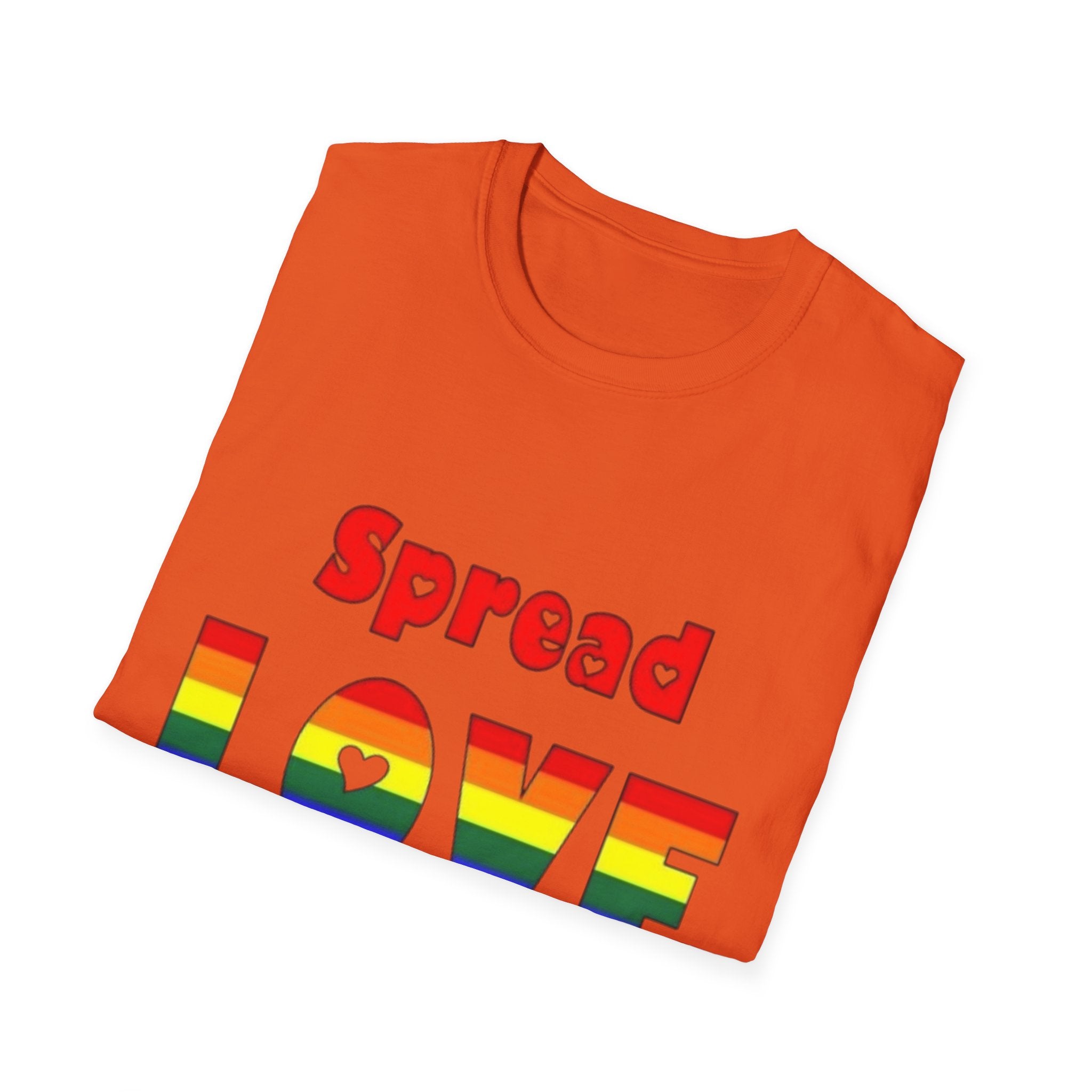 Spread Love Not Hate Unisex Softstyle T-Shirt