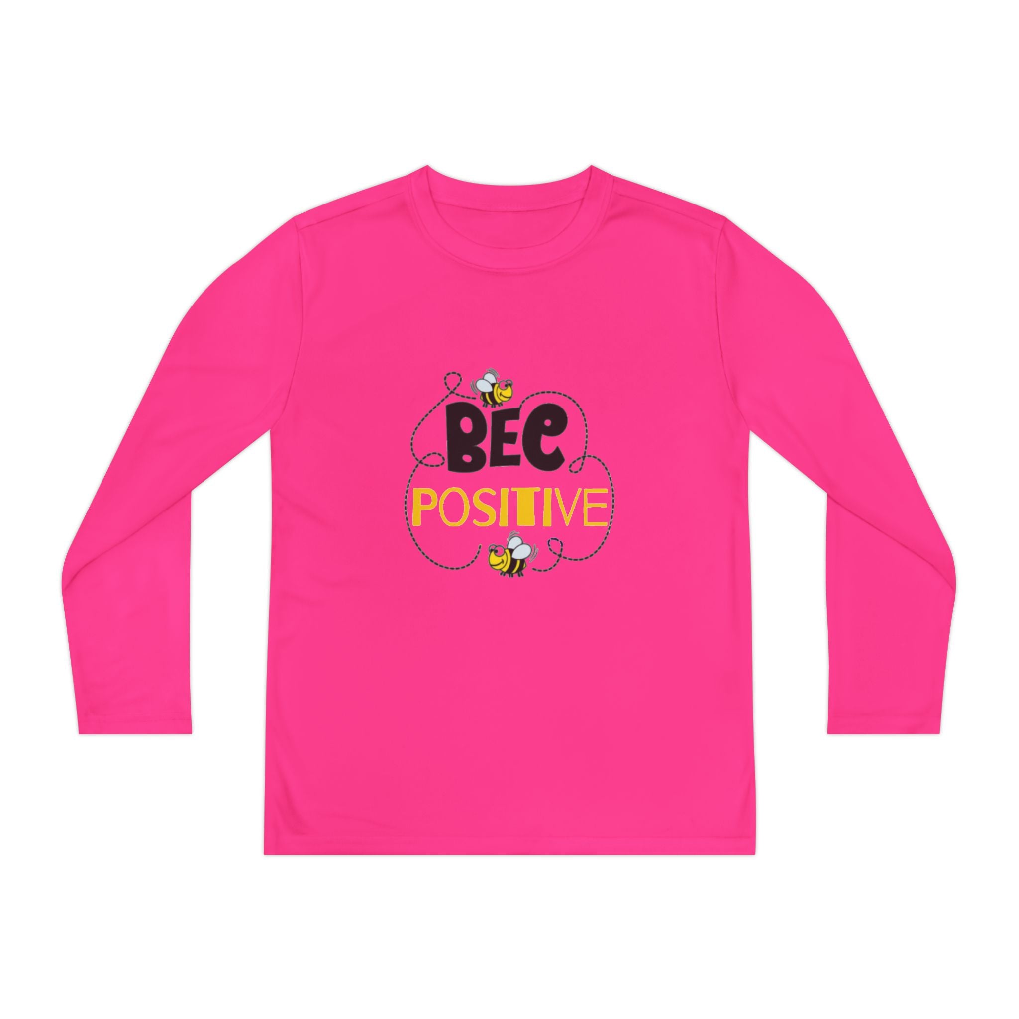 Bee Positive Youth Long Sleeve Competitor Tee