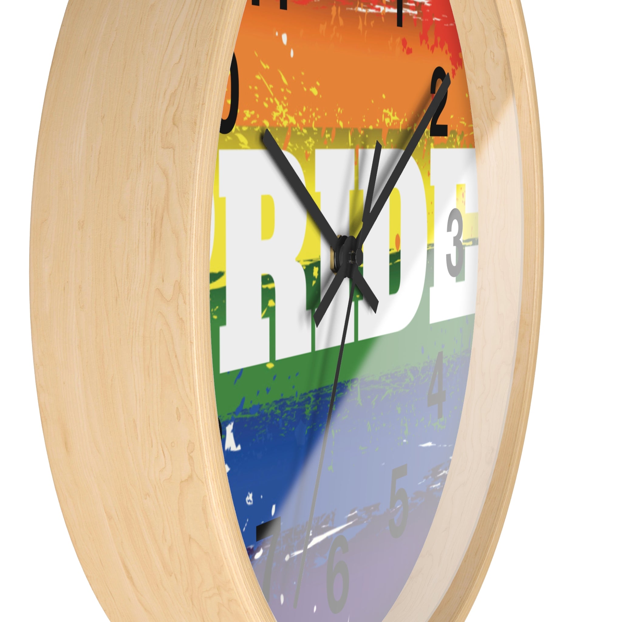 Pride Rainbow Wall Clock