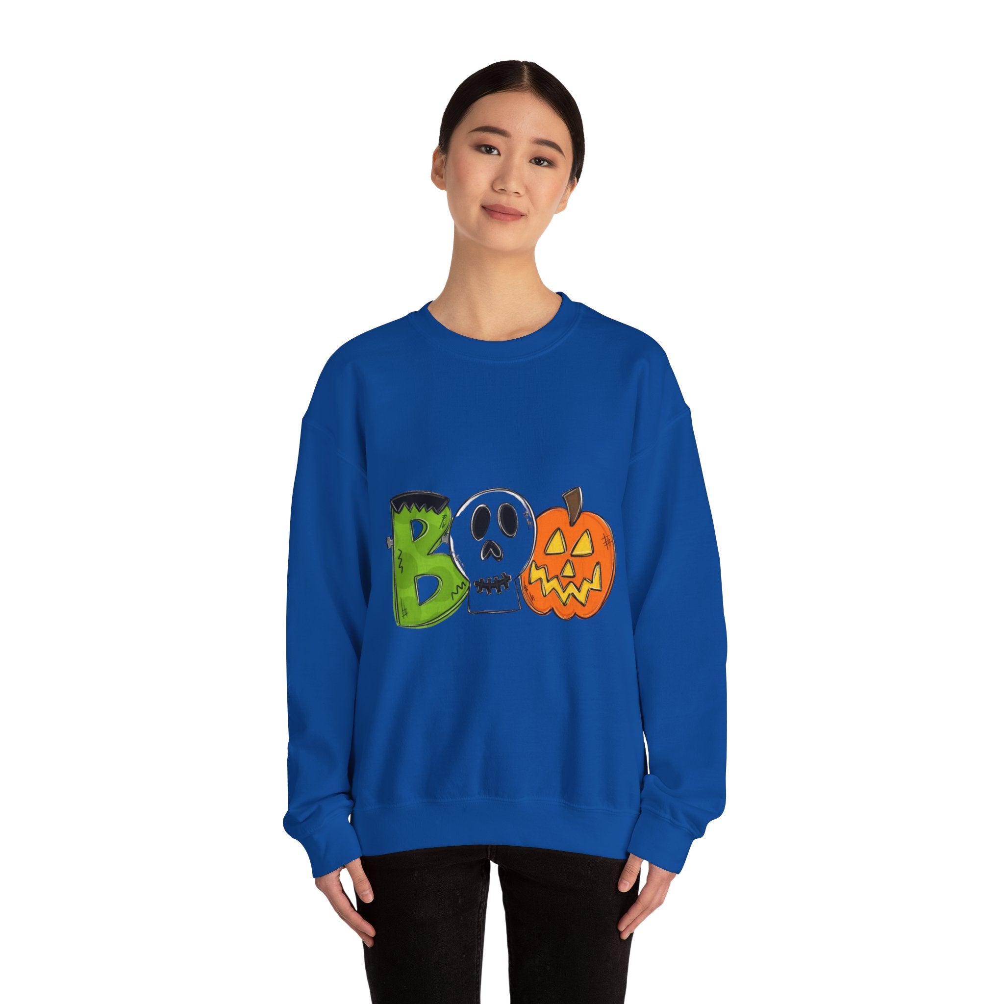 Halloween Boo Unisex Heavy Blend™ Crewneck Sweatshirt