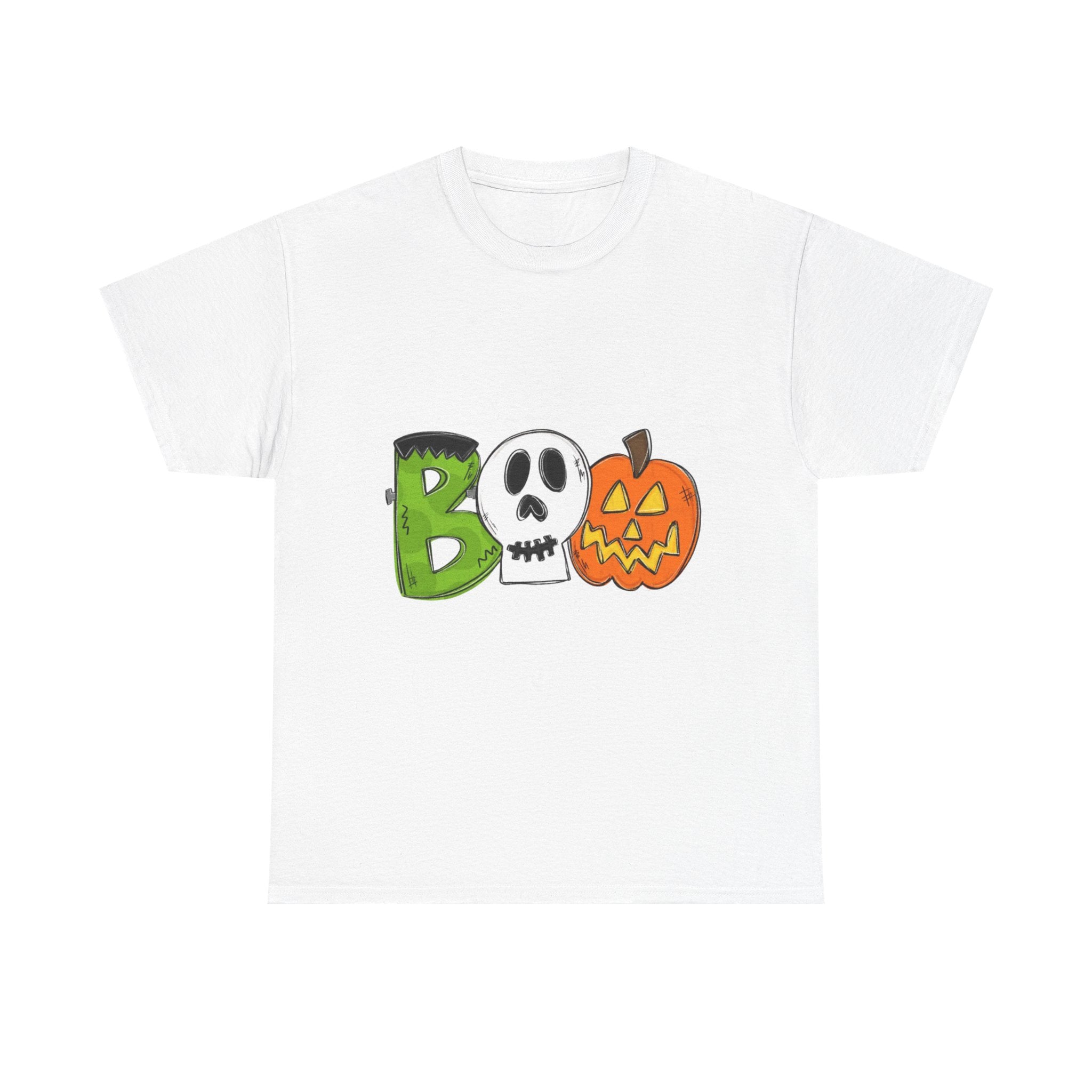 Halloween BOO Unisex Heavy Cotton T-Shirt