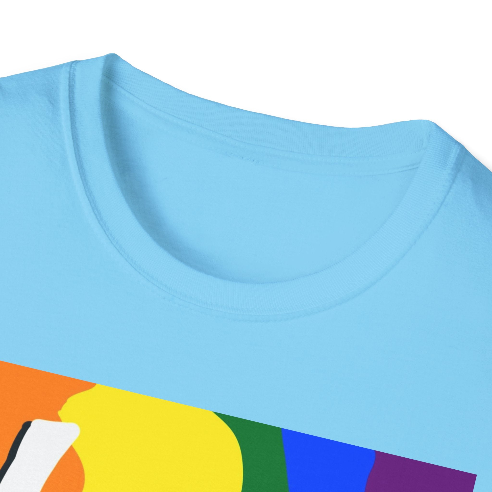 Colorful Pride Love is Love Unisex Softstyle T-Shirt