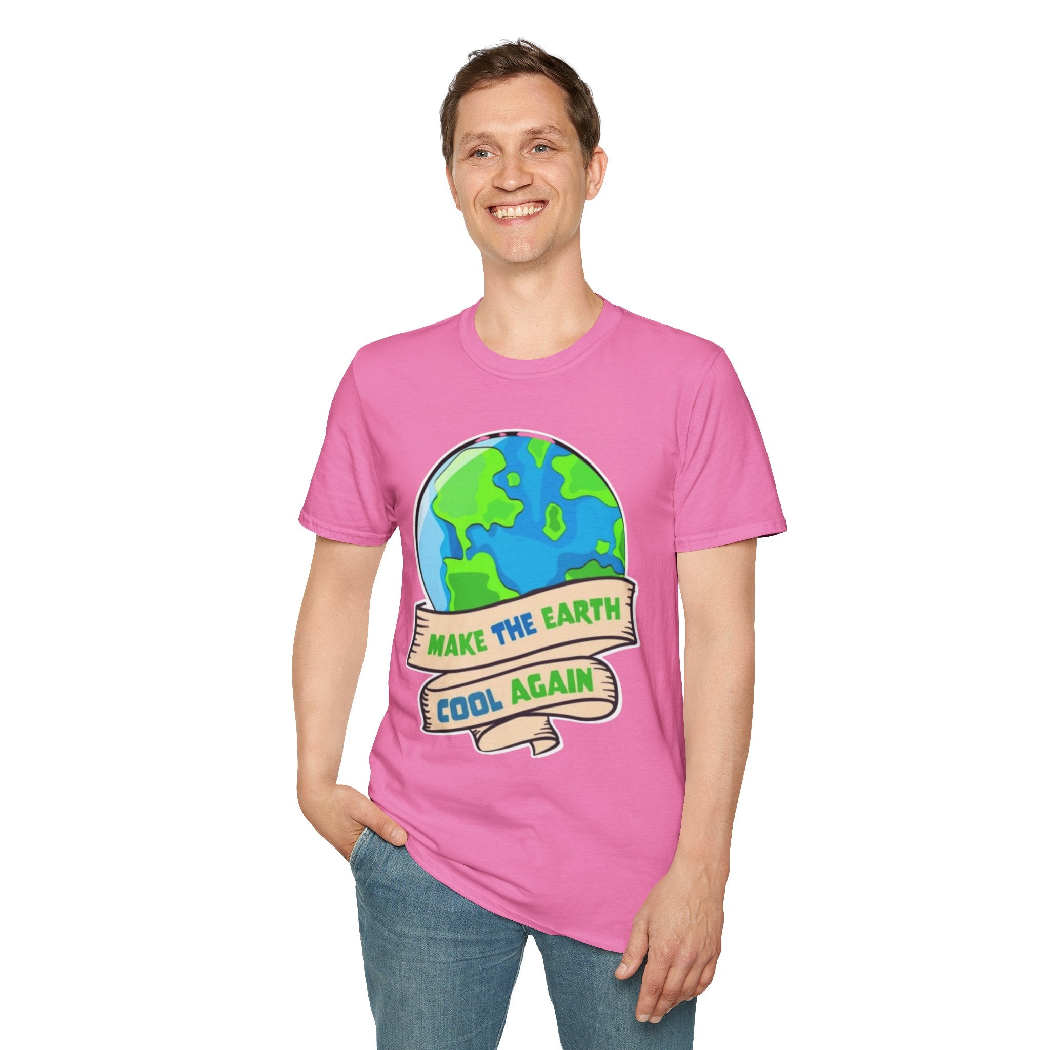 Make The Earth Cool Again Unisex Softstyle T-Shirt
