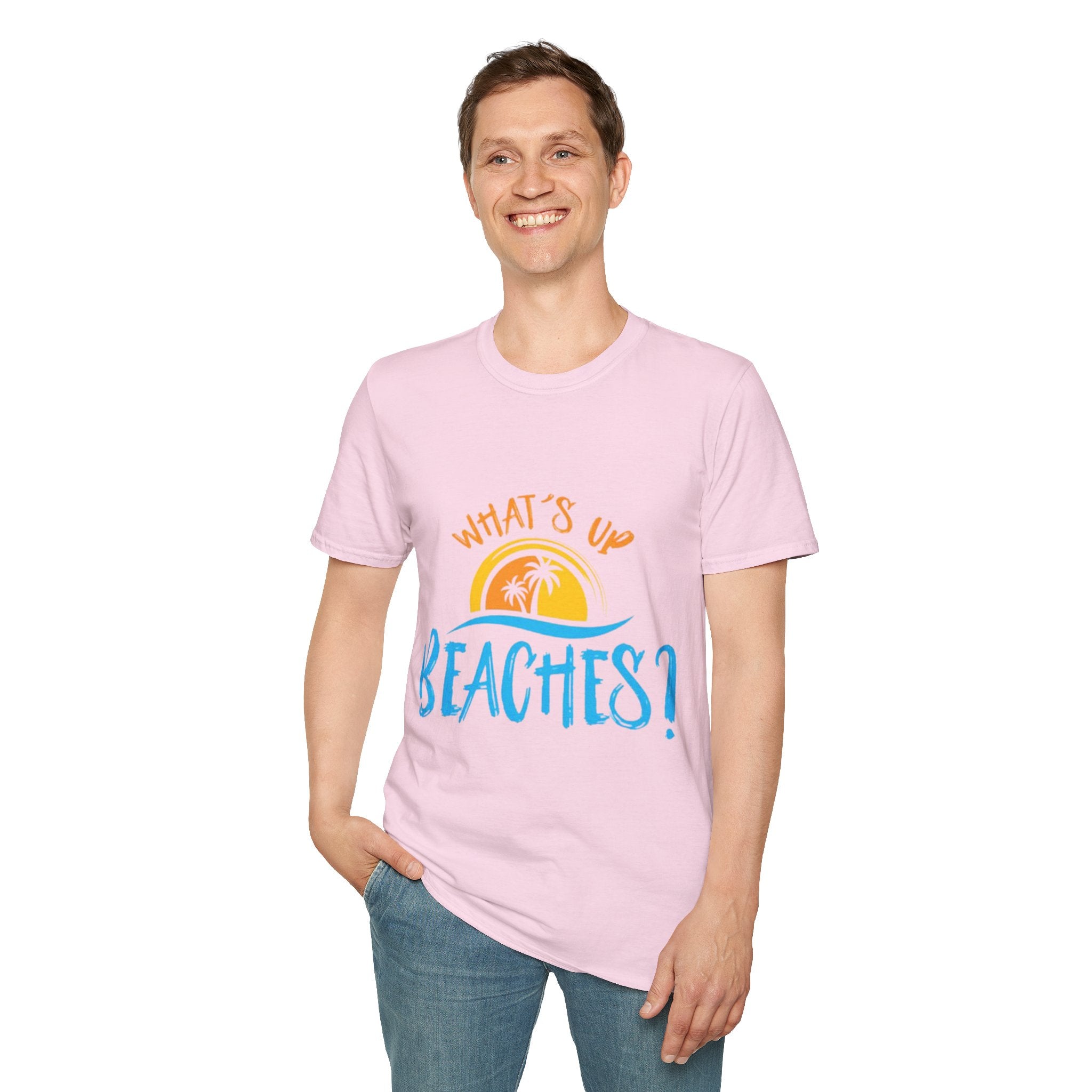What's Up Beaches? Unisex Softstyle T-Shirt