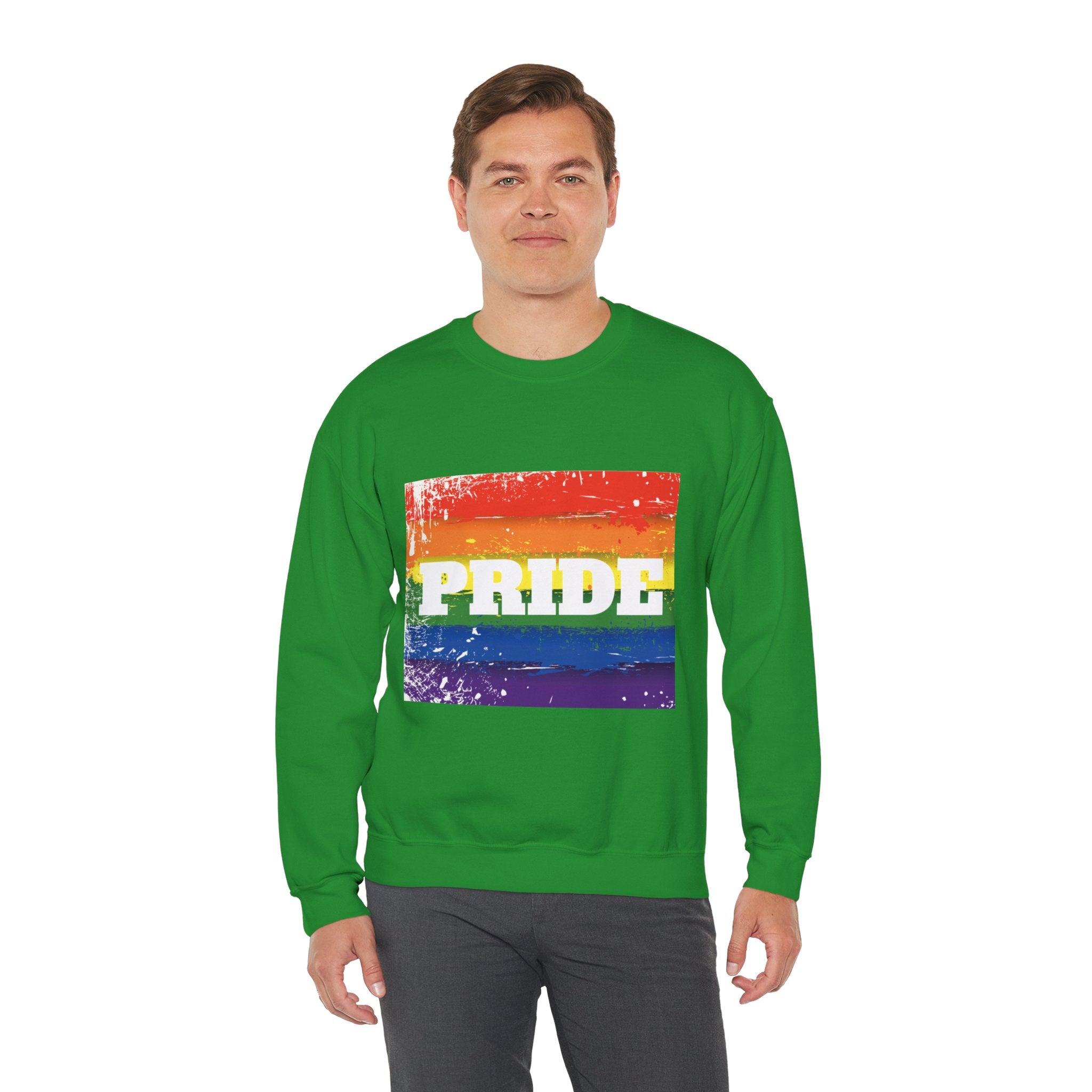 Pride Rainbow Unisex Crewneck Sweatshirt