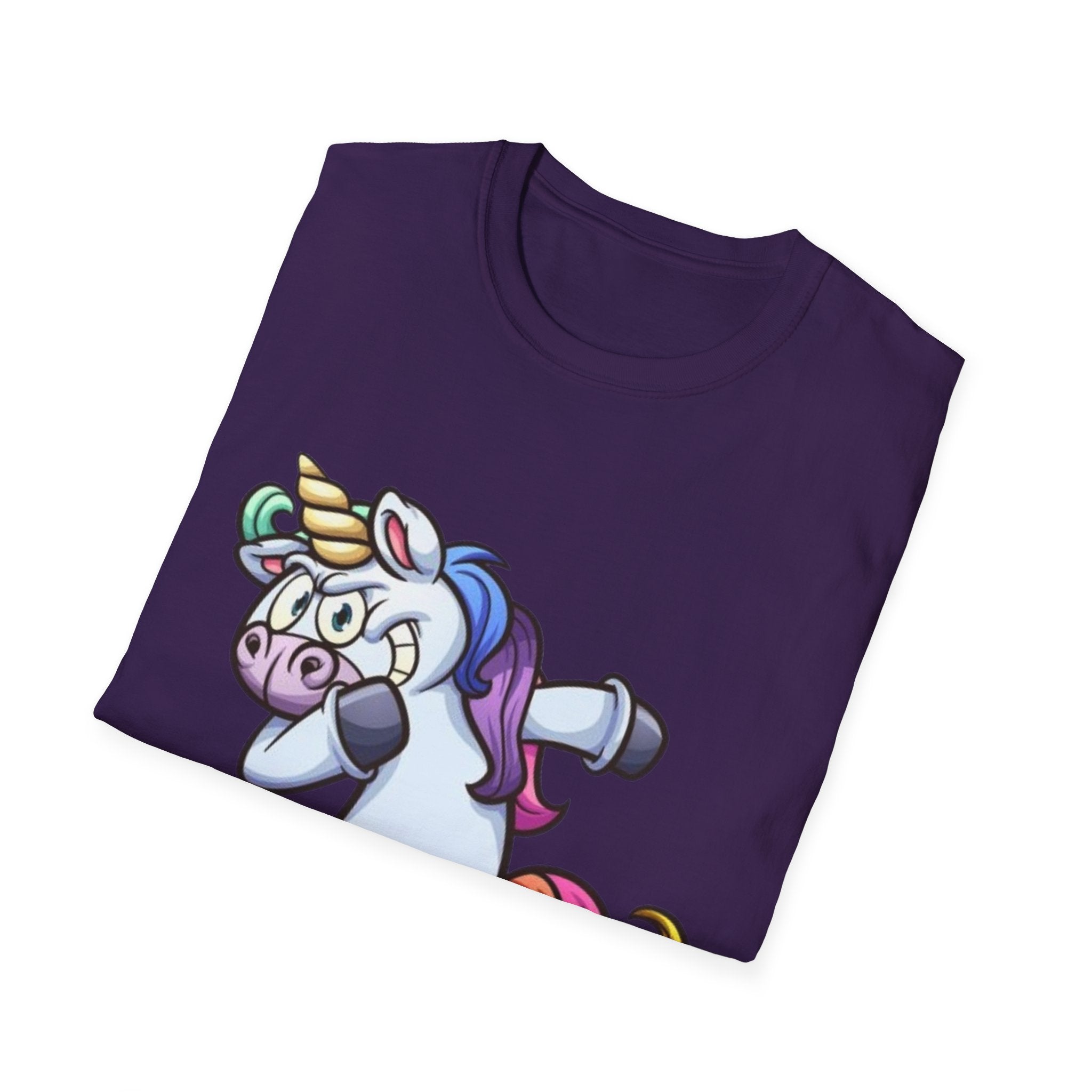 Dabbing Unicorn Unisex Softstyle T-shirt