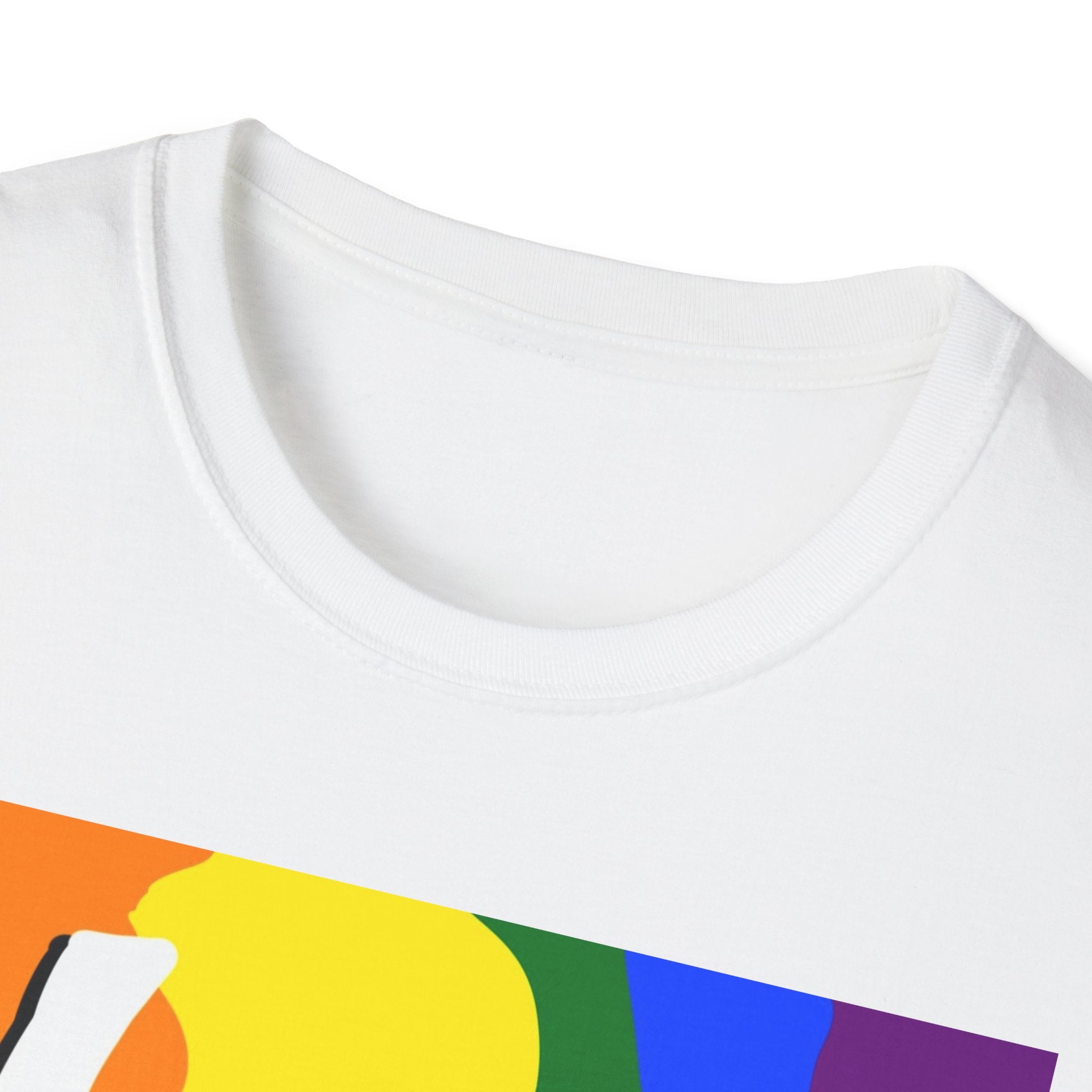 Colorful Pride Love is Love Unisex Softstyle T-Shirt