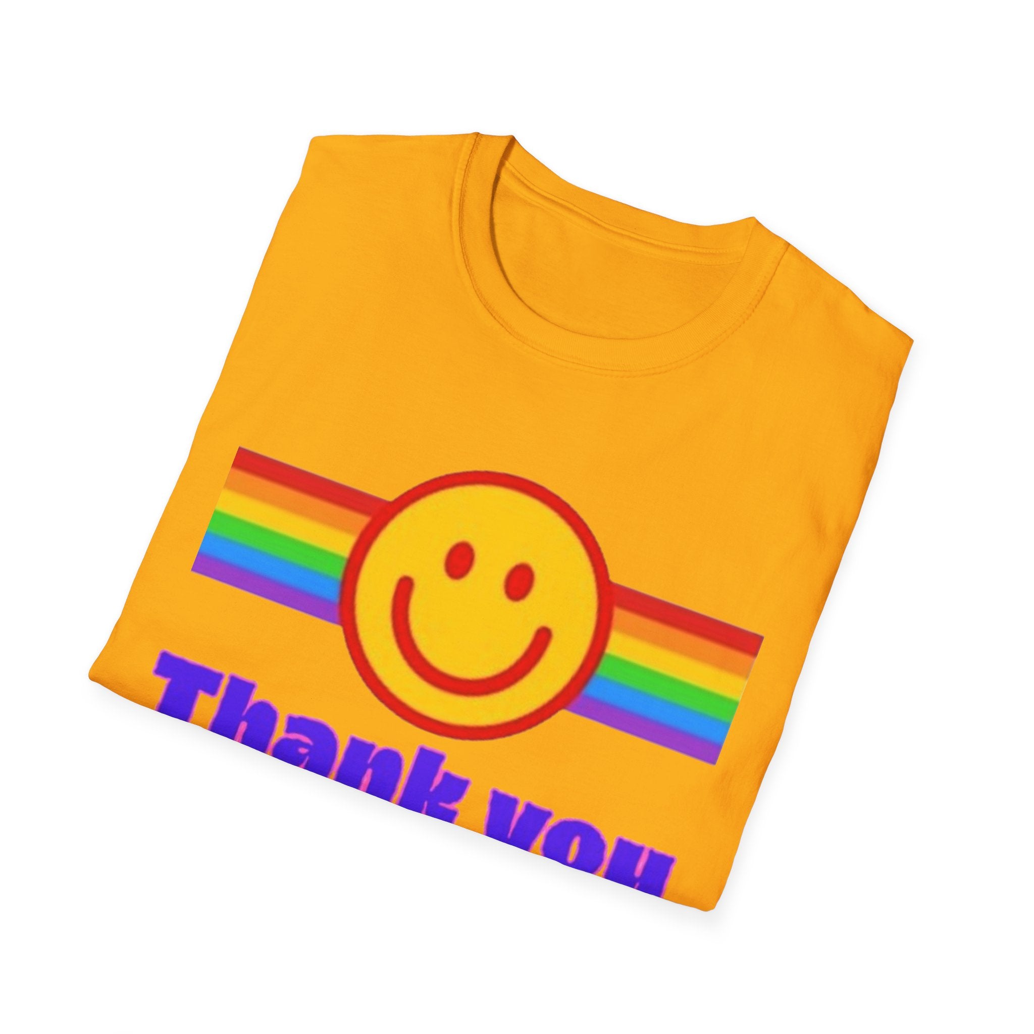 Thank You Have A Gay Day Unisex Softstyle T-Shirt