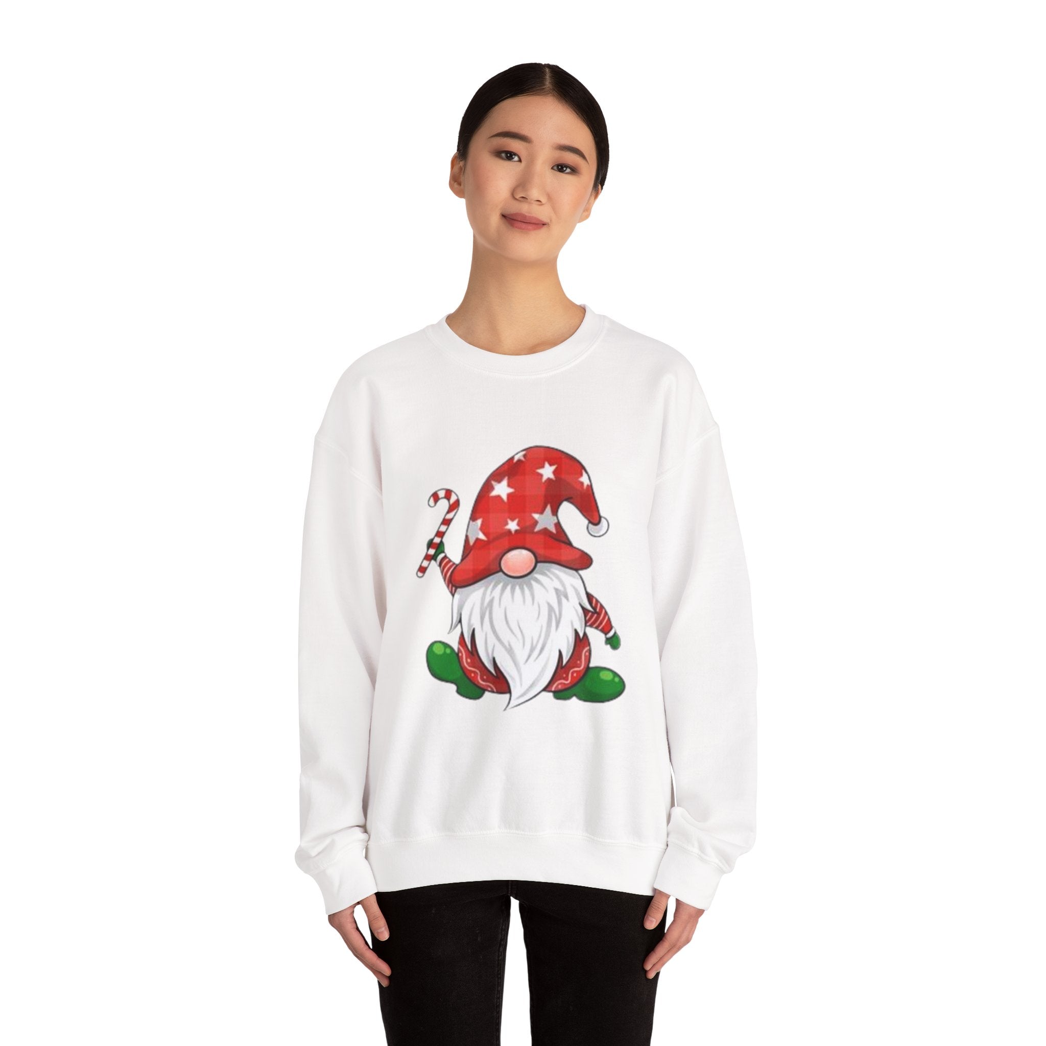 Christmas Holiday Gnome Unisex Heavy Blend™ Crewneck Sweatshirt