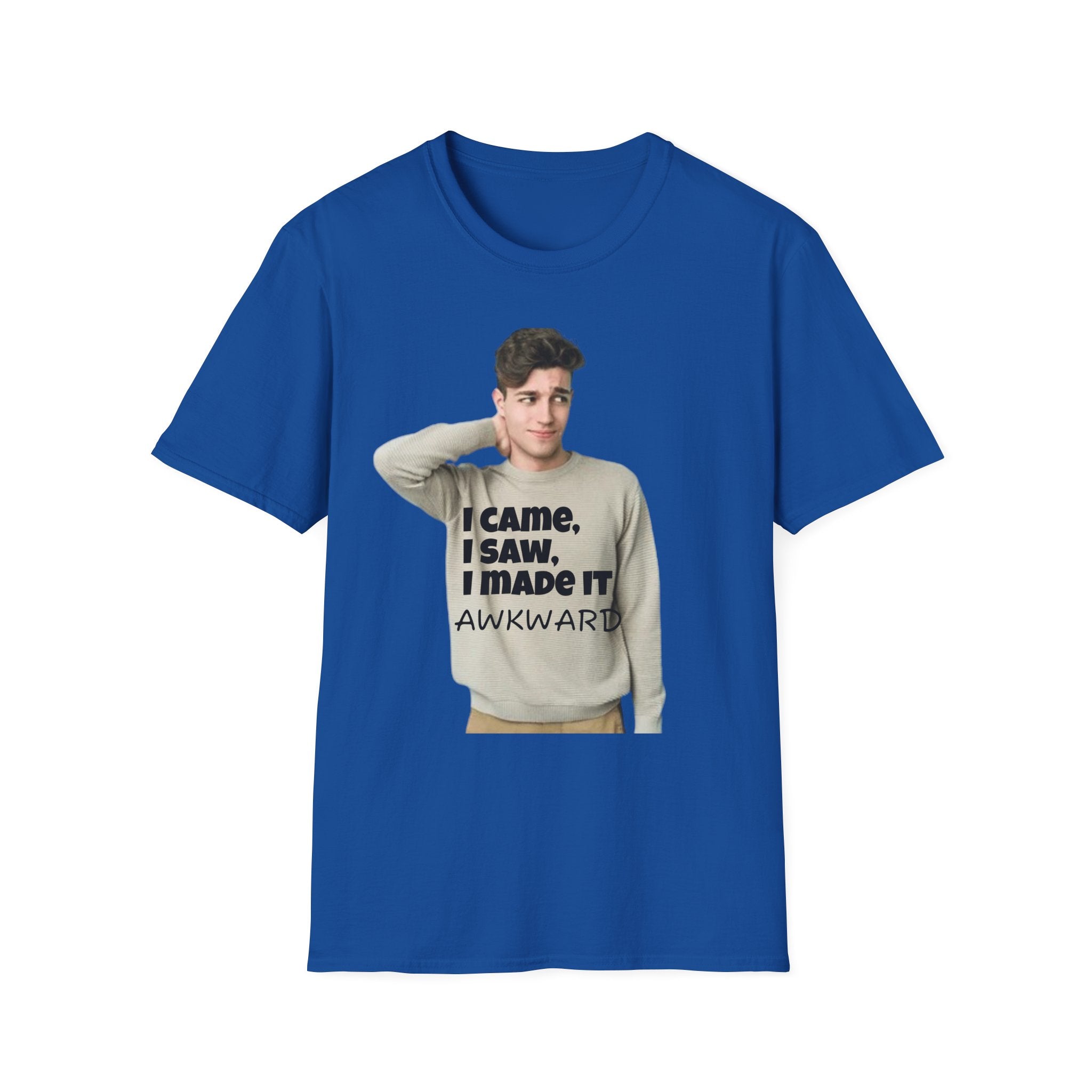 I Came I Saw I Made It Awkward Unisex Softstyle T-Shirt