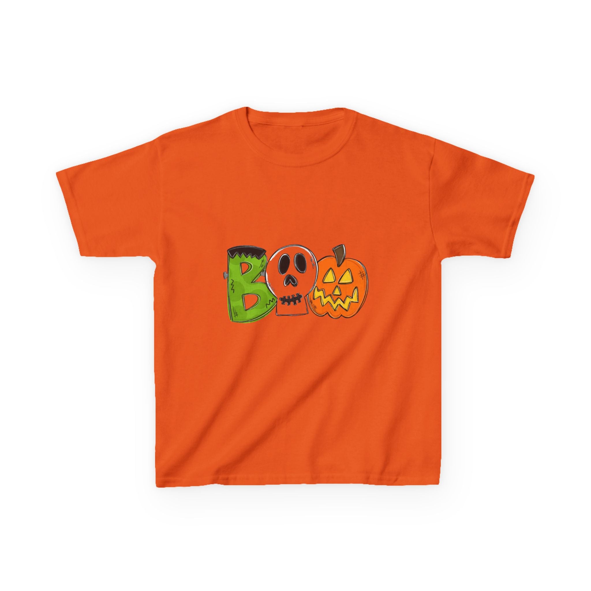 Halloween BOO Kids Short Sleeve T-Shirt