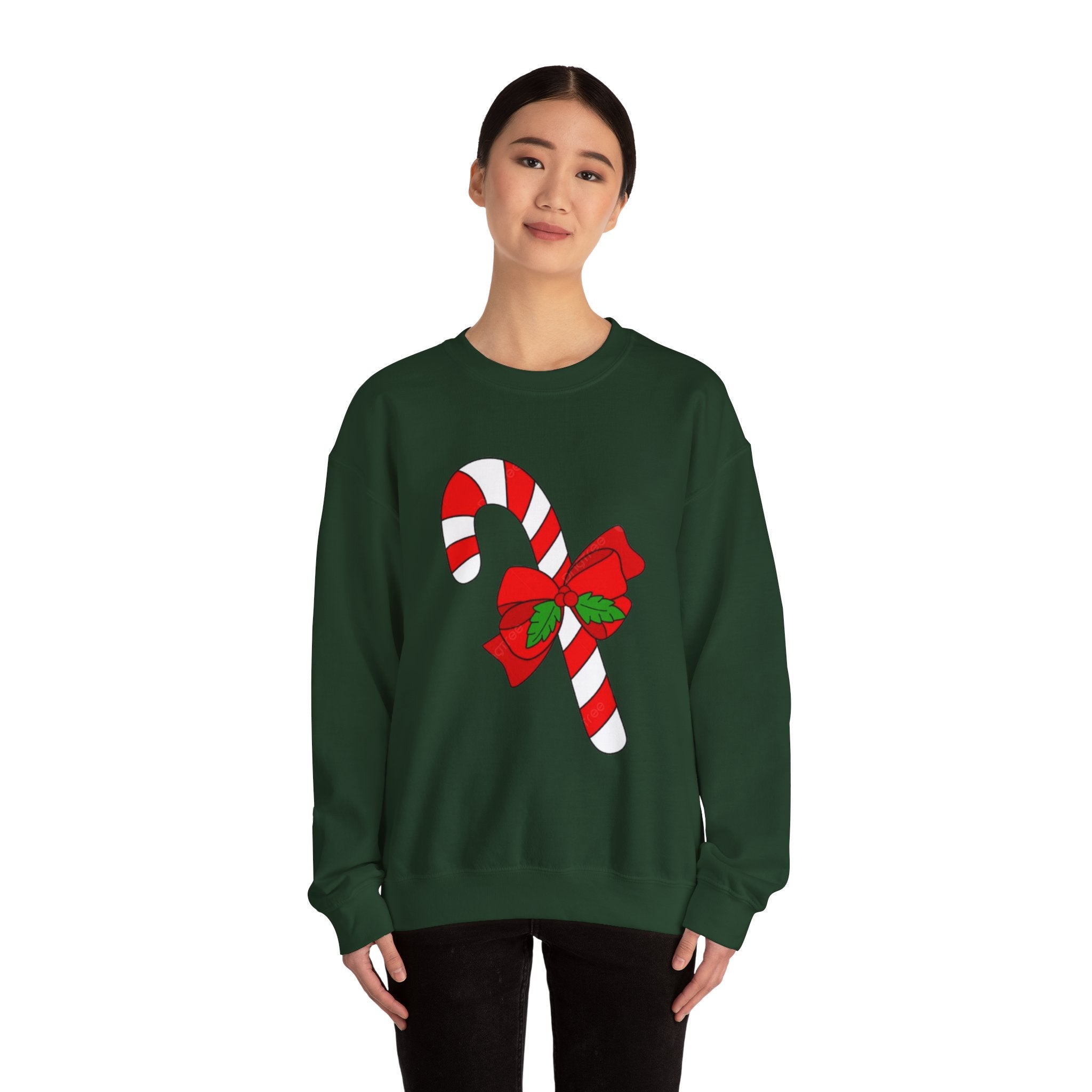 Candy Cane Holiday Unisex Heavy Blend™ Crewneck Sweatshirt