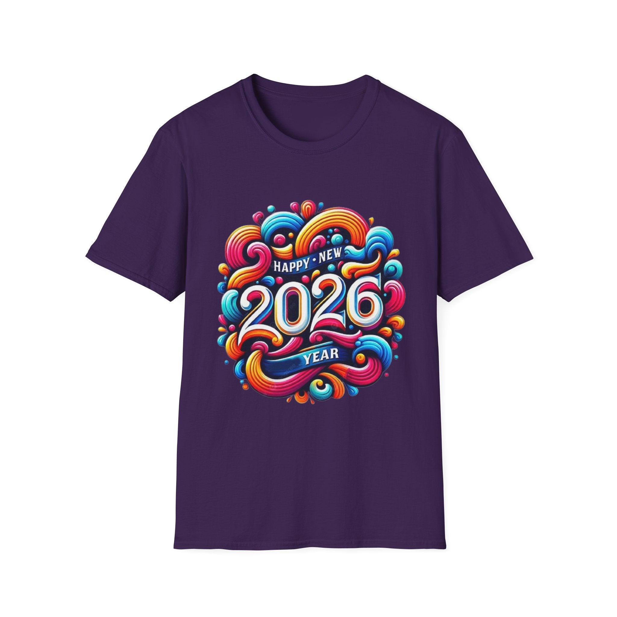 2026 Happy New Year Unisex Softstyle T-Shirt