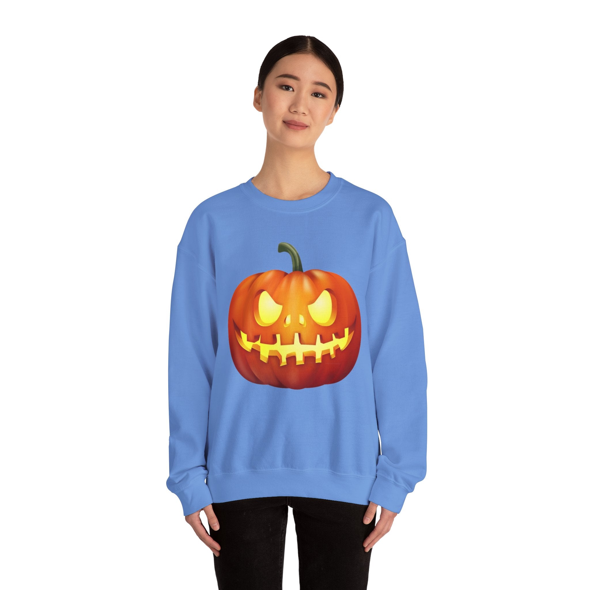 Halloween Pumpkin Unisex Heavy Blend™ Crewneck Sweatshirt