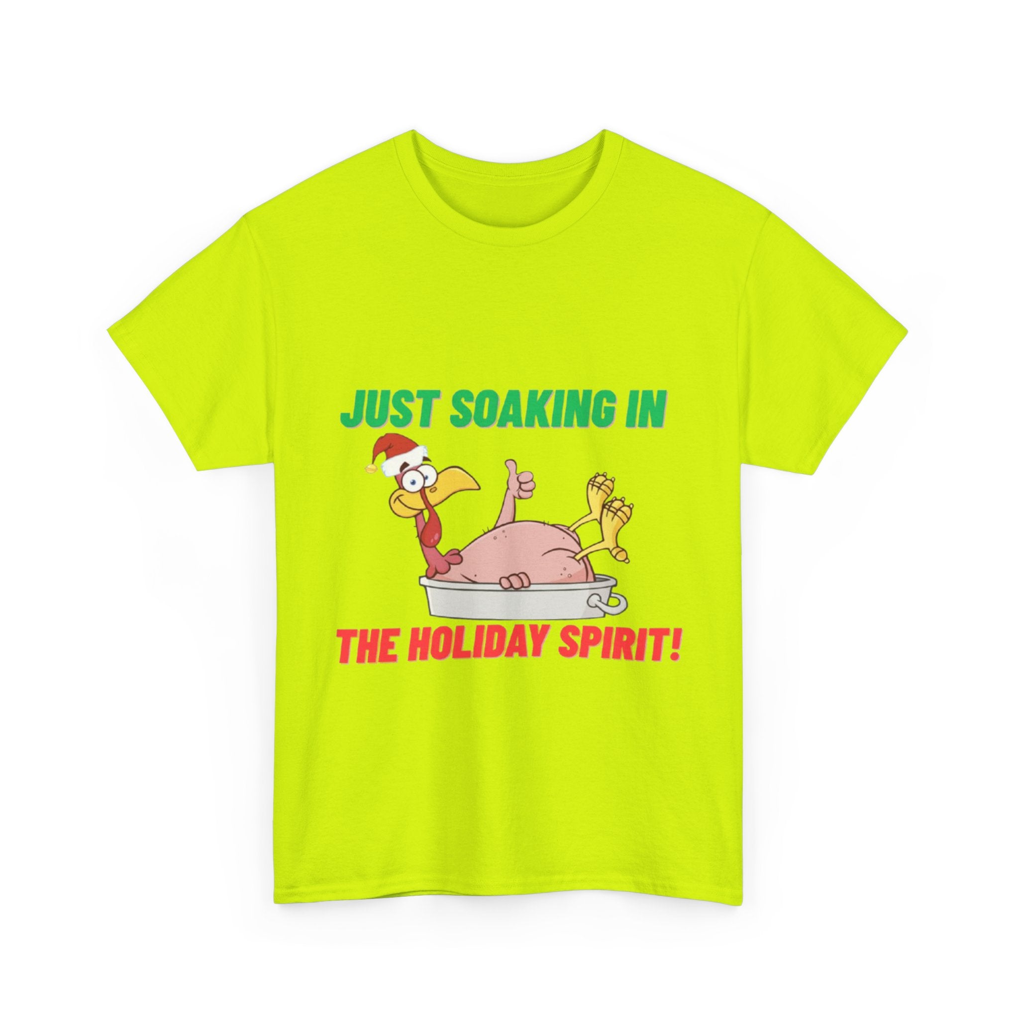 Just Soaking in the Holiday Spirit Unisex Heavy Cotton Tee