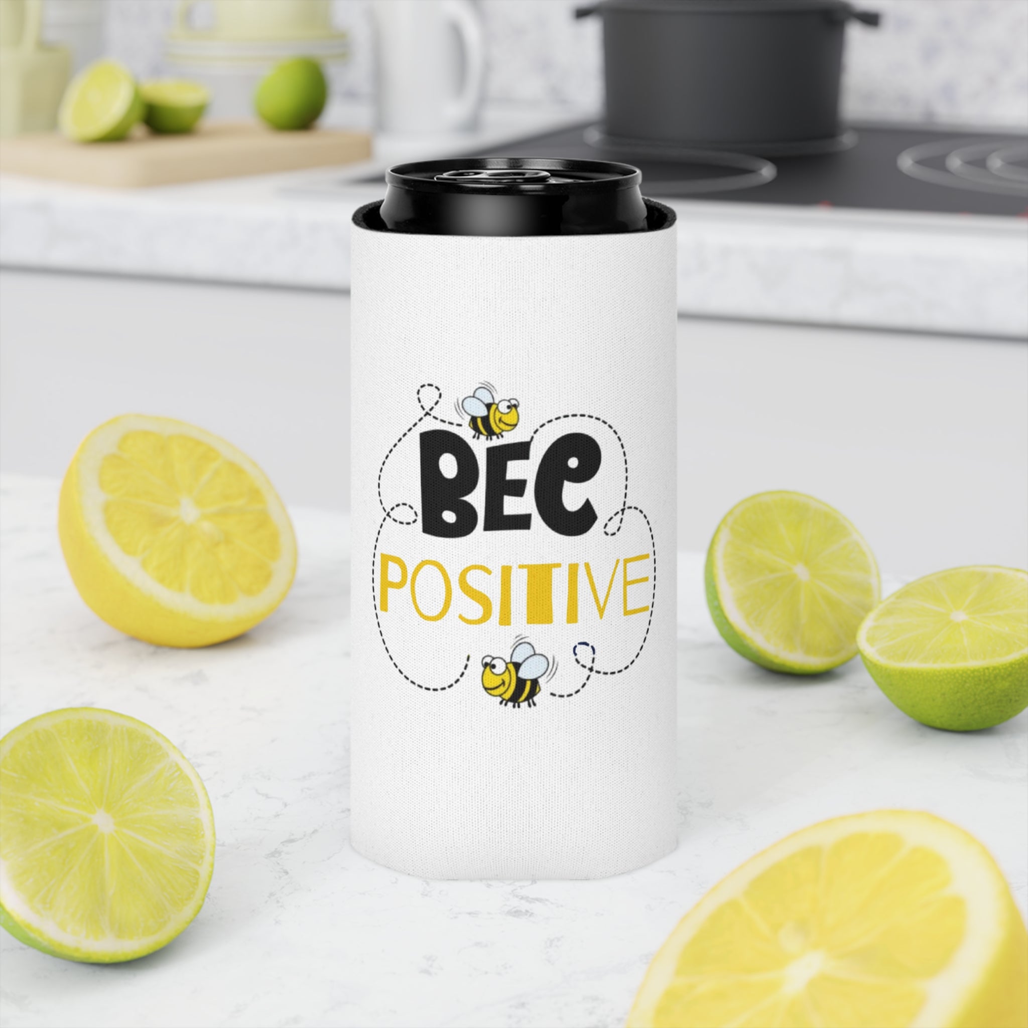 Bee Positive Koozie Can Cooler