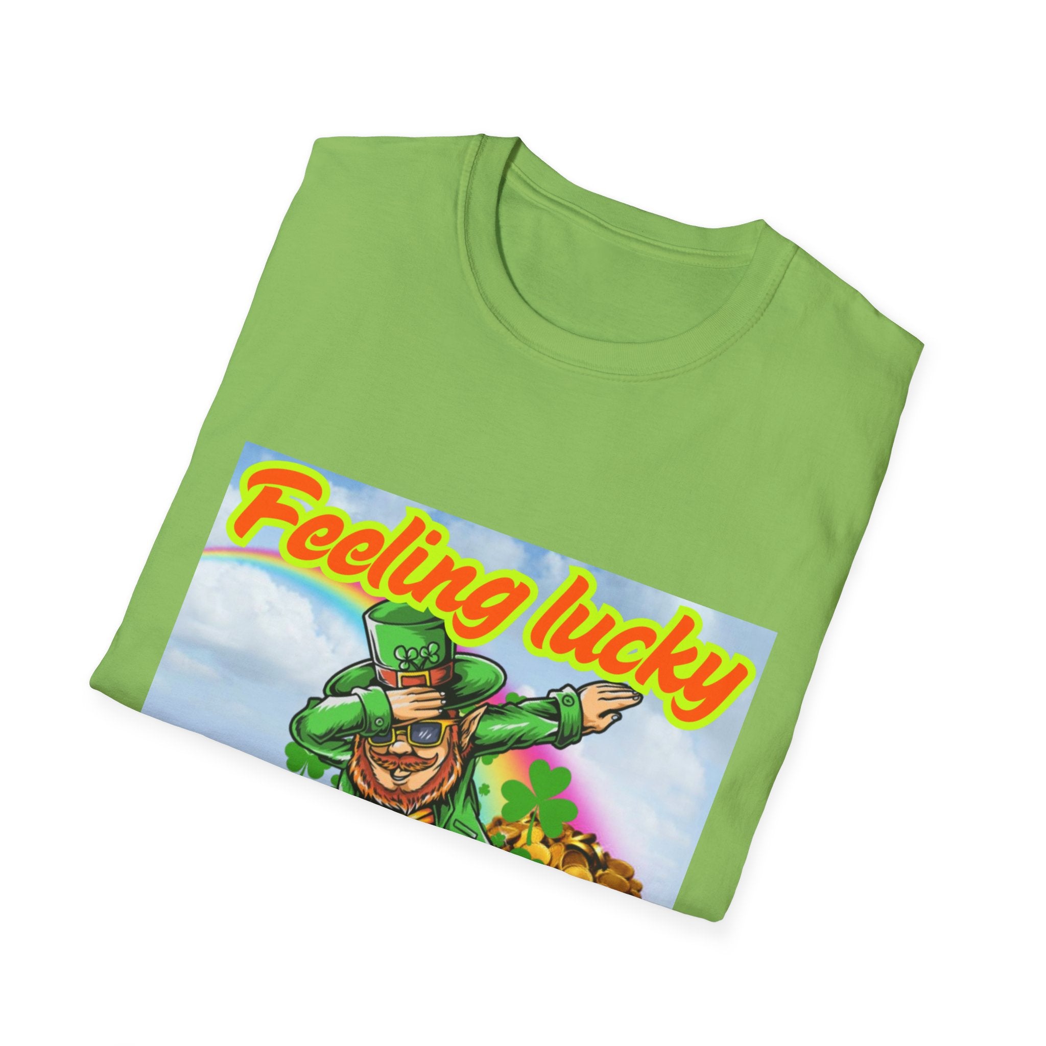 Feeling Lucky And Ready To Groove! Unisex Softstyle T-Shirt