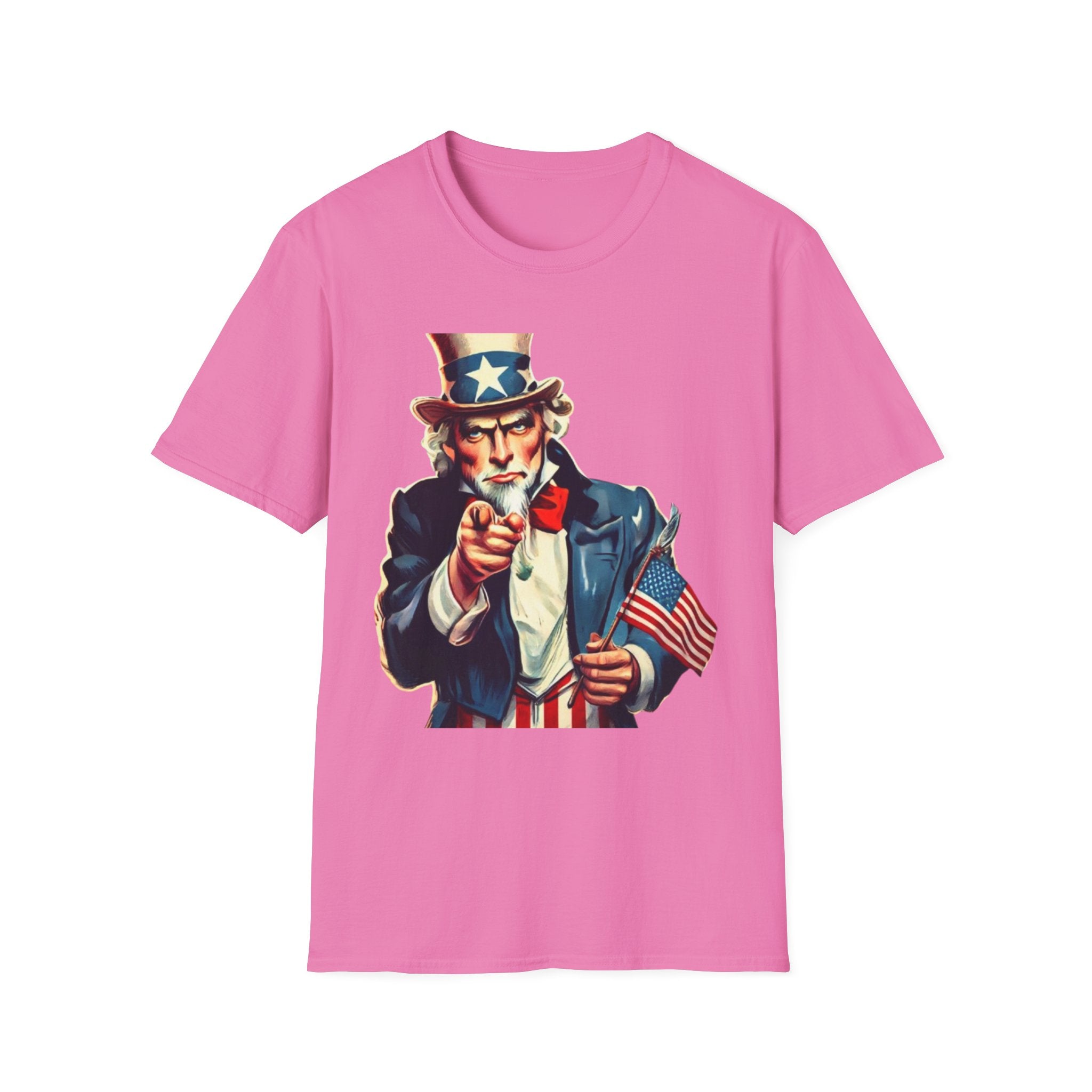 Patriotic Uncle Sam Unisex Softstyle T-Shirt