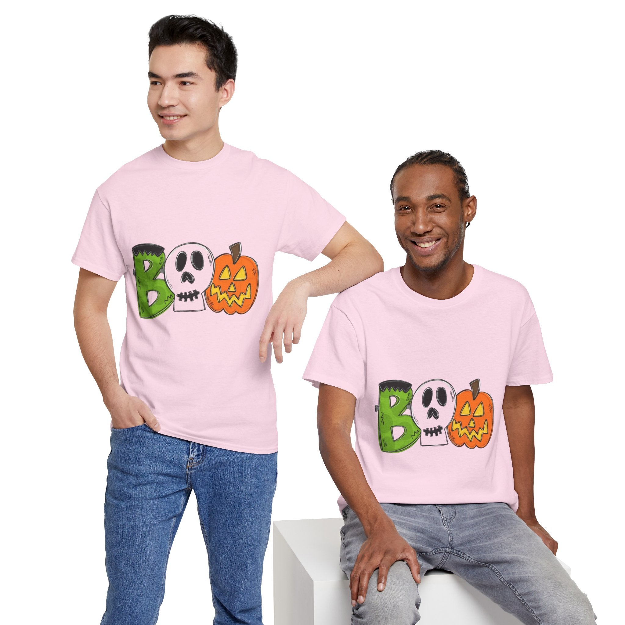 Halloween BOO Unisex Heavy Cotton T-Shirt