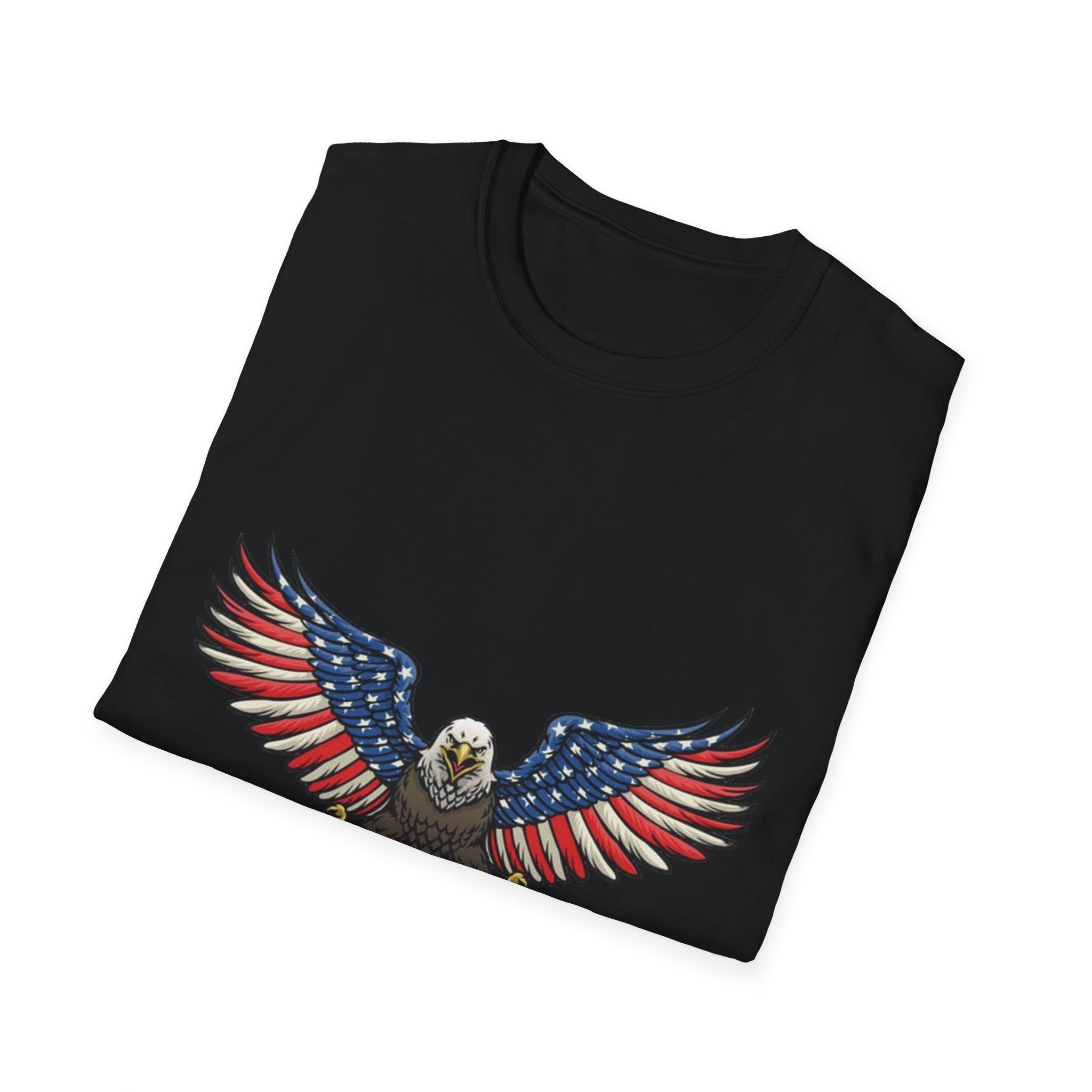 Patriotic Eagle Unisex Softstyle T-Shirt