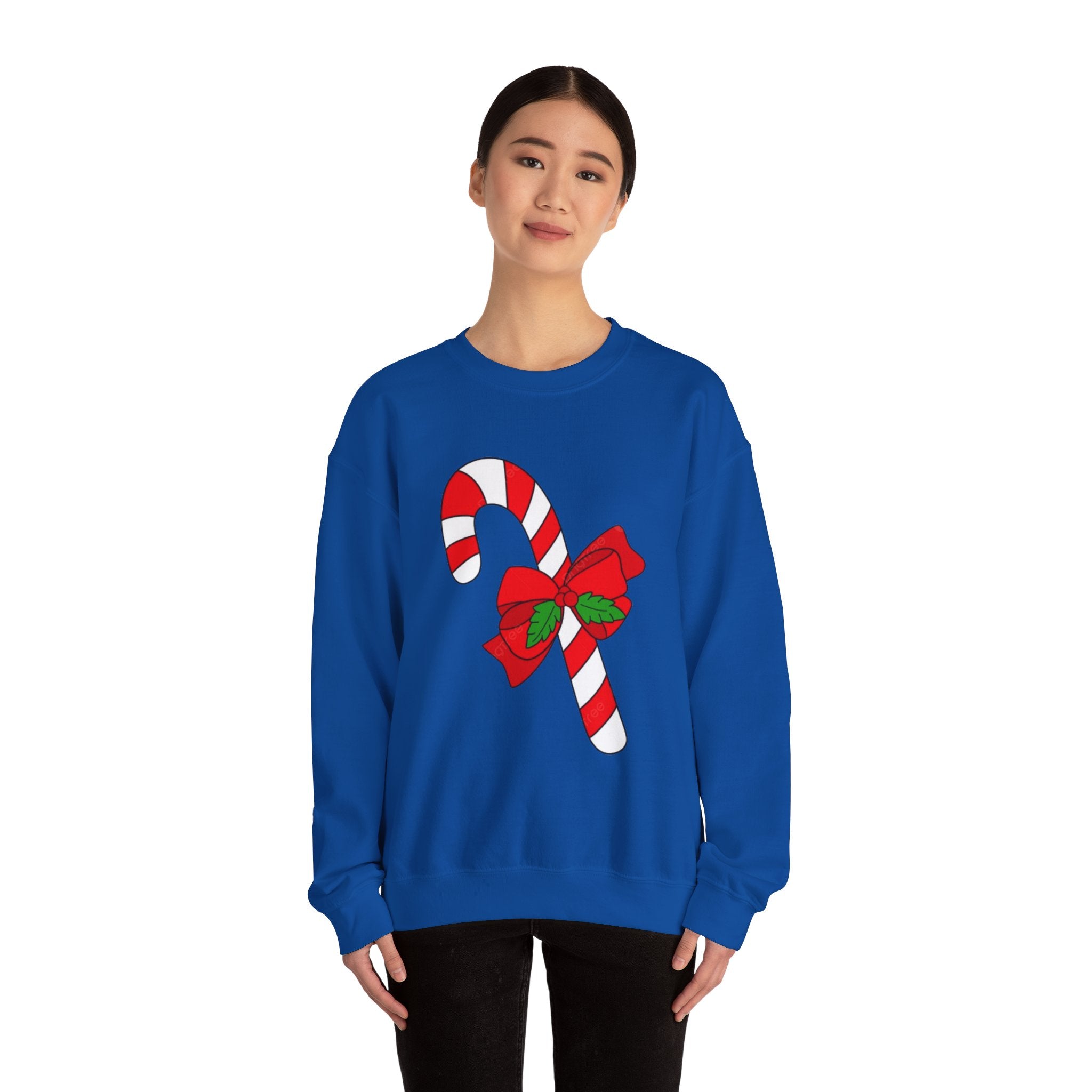 Candy Cane Holiday Unisex Heavy Blend™ Crewneck Sweatshirt