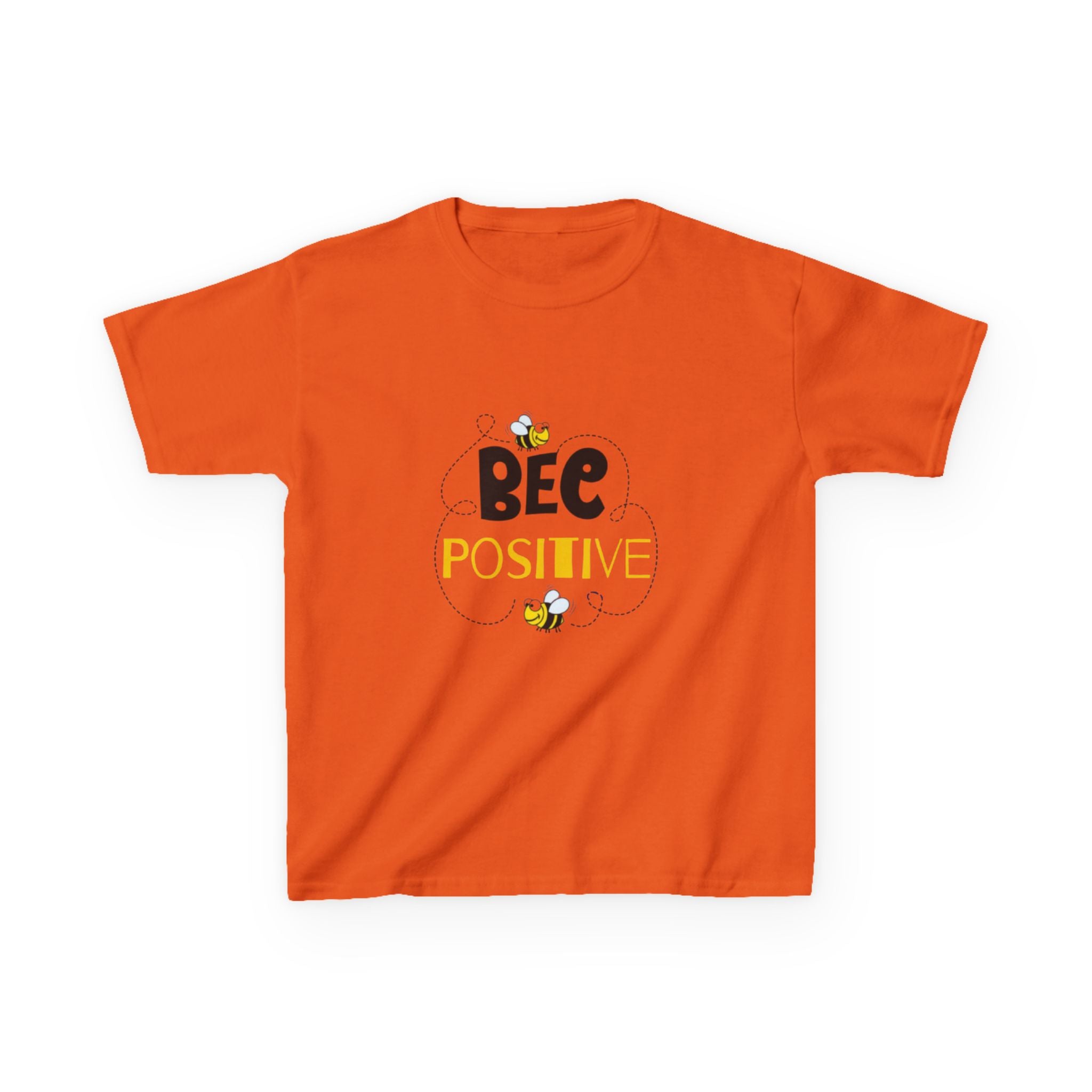 Bee Positive Kids Heavy Cotton T-Shirt