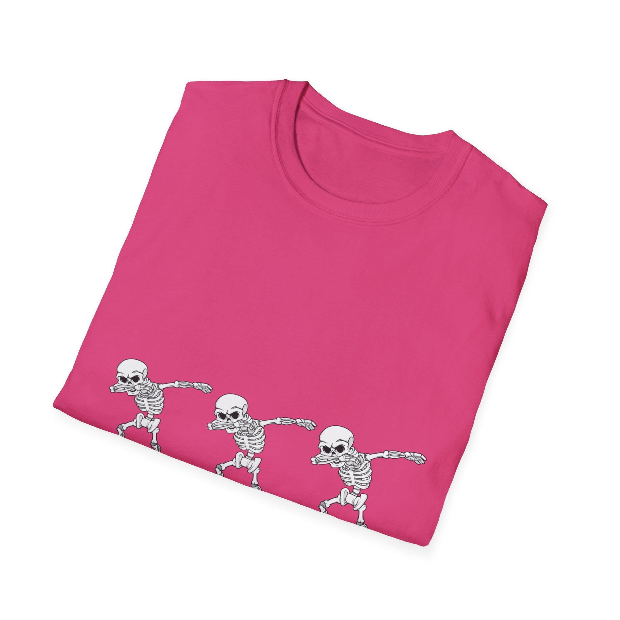 Dabbing Skeleton Dance Unisex Softstyle T-Shirt