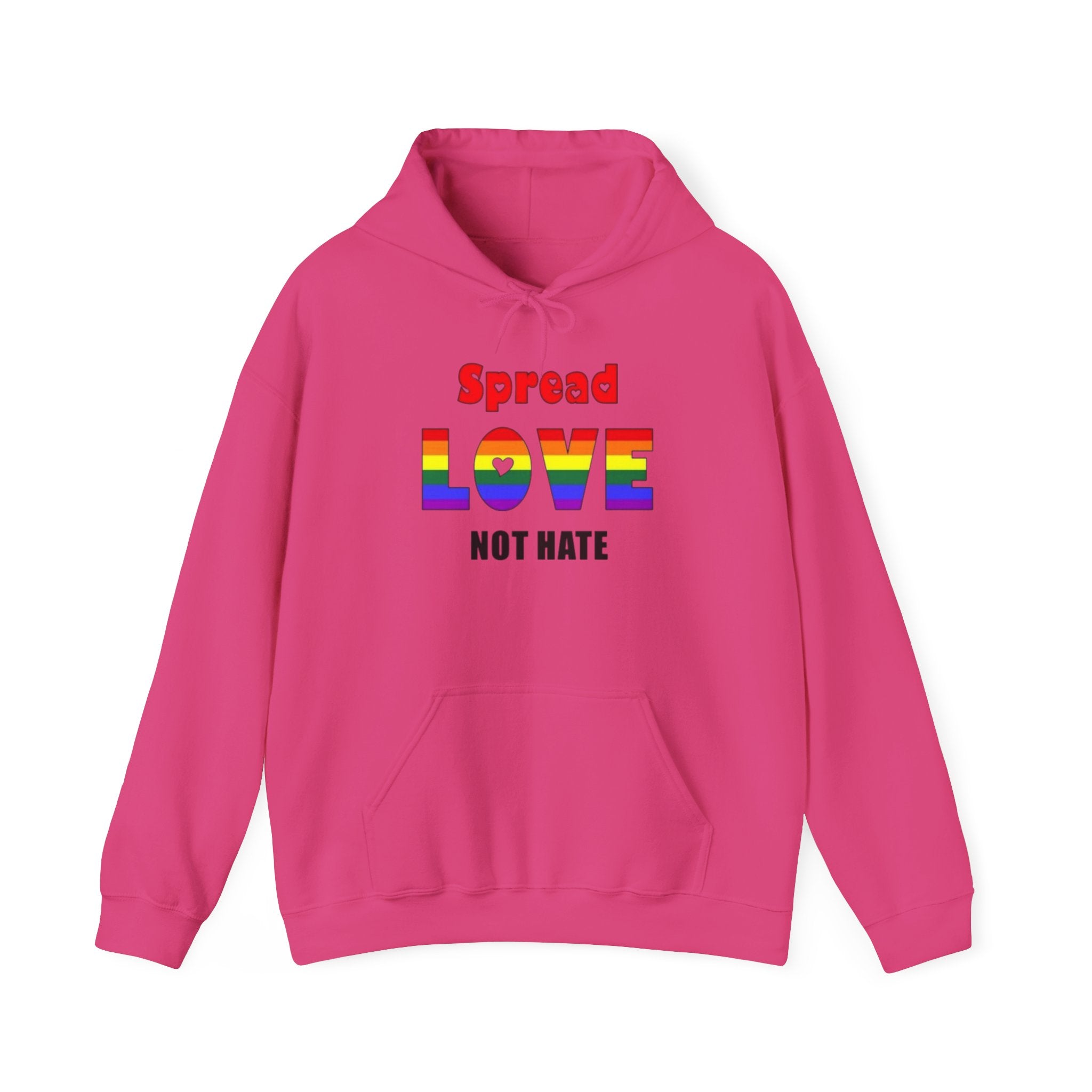 Spread Love Not Hate Unisex Hoodie