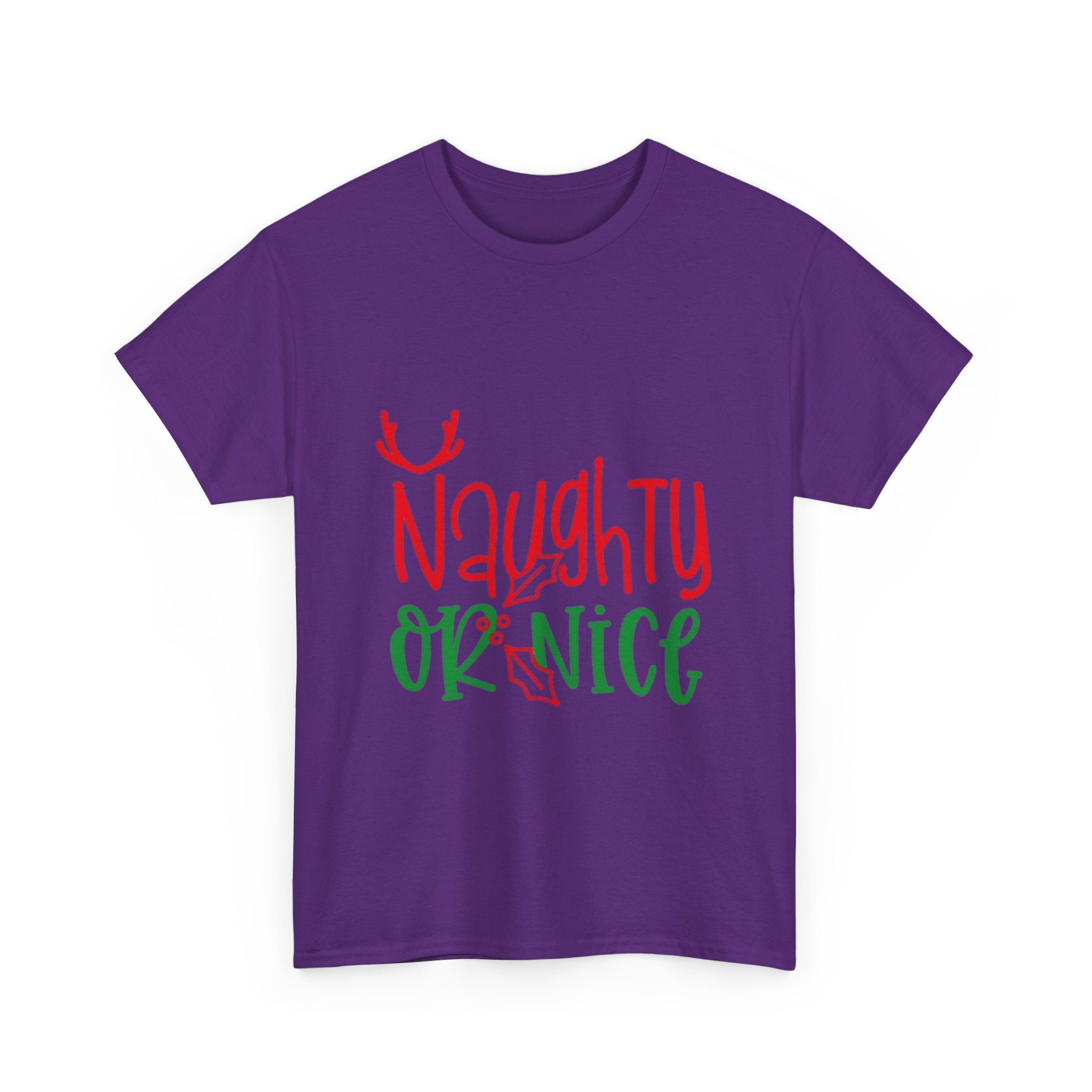 Naughty Or Nice Unisex Heavy Cotton T-Shirt