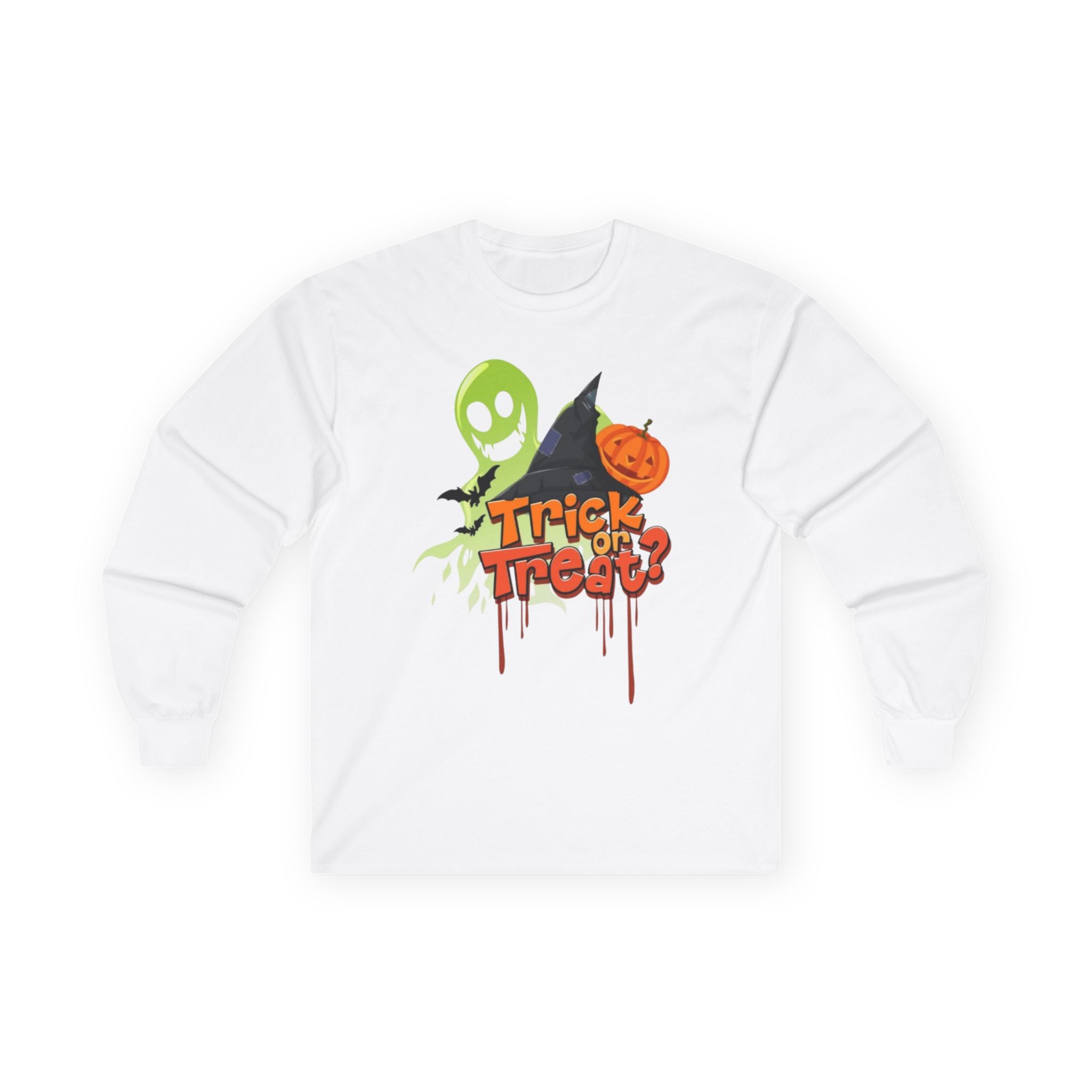 Halloween Trick or Treat Unisex Ultra Cotton Long Sleeve T-Shirt