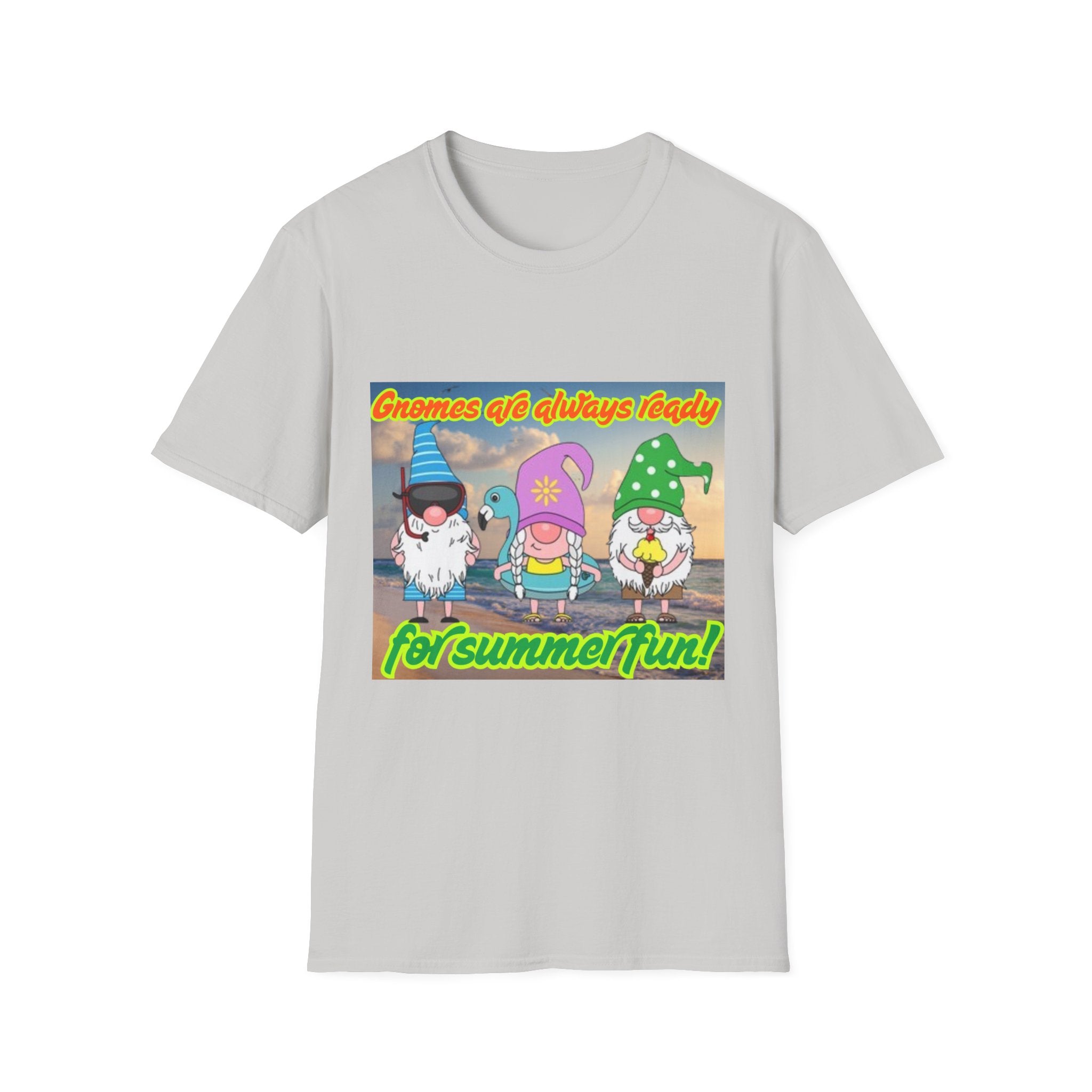 Gnomes Are Always Ready For Summer Fun! Unisex Softstyle T-Shirt