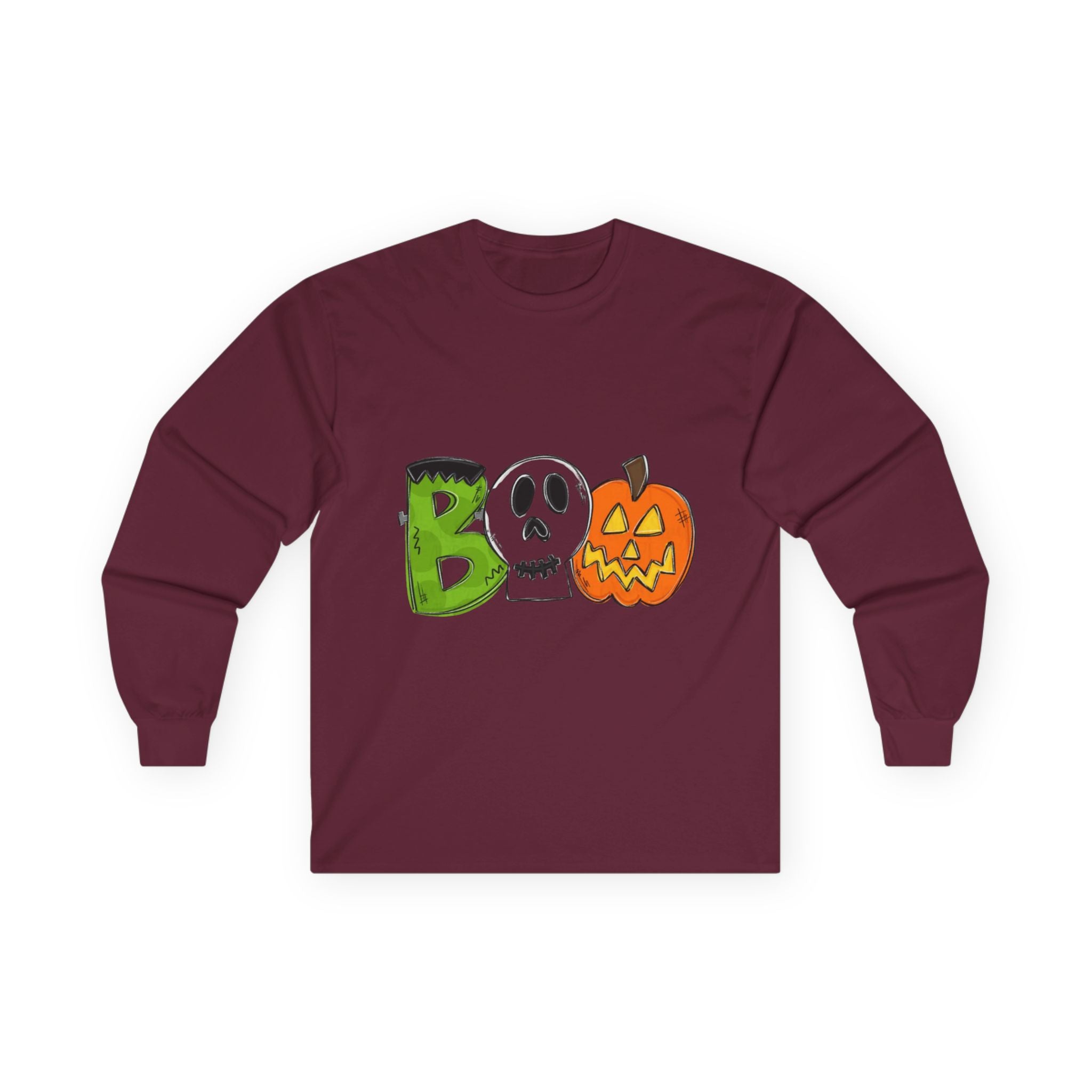 Halloween BOO Unisex Ultra Cotton Long Sleeve T-Shirt