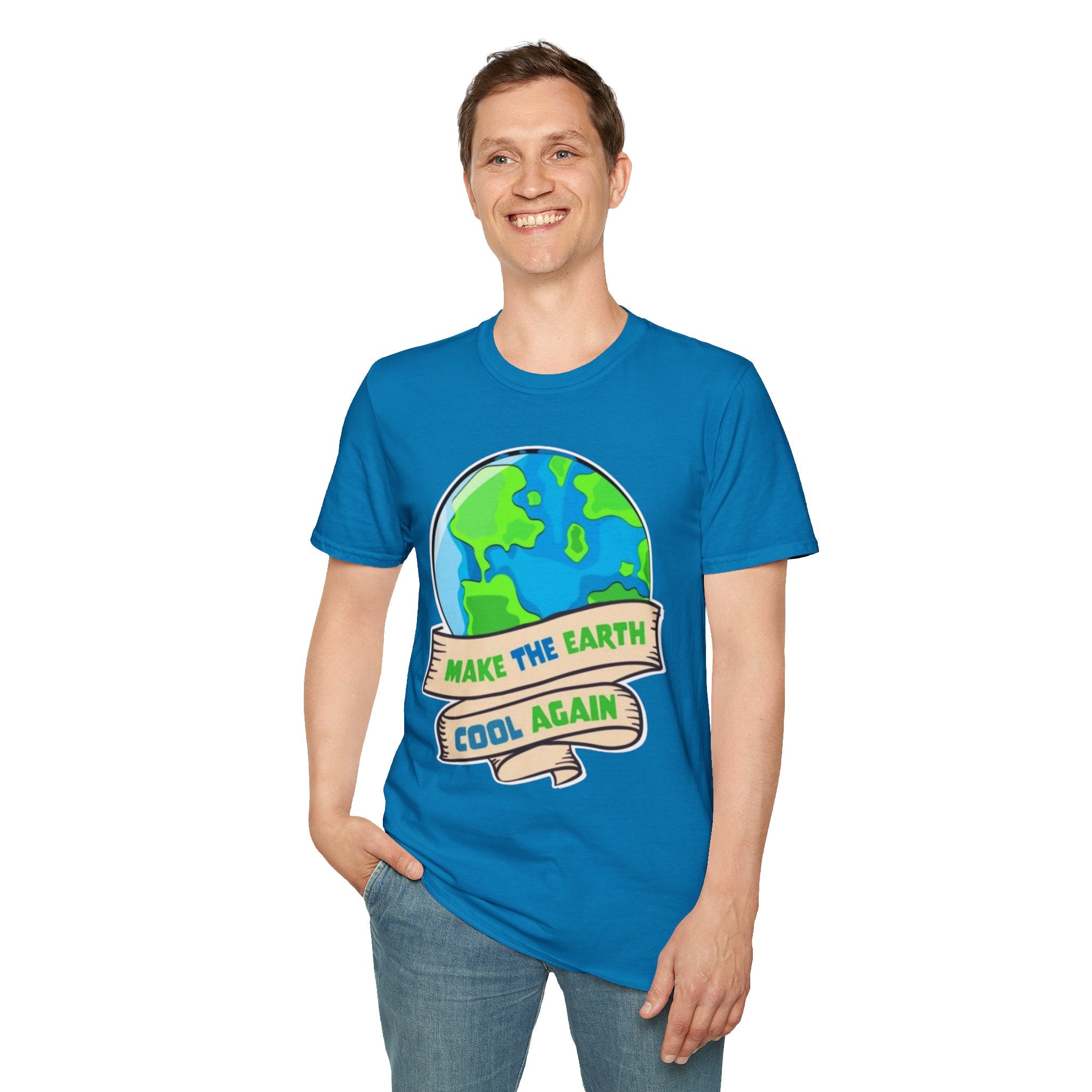 Make The Earth Cool Again Unisex Softstyle T-Shirt