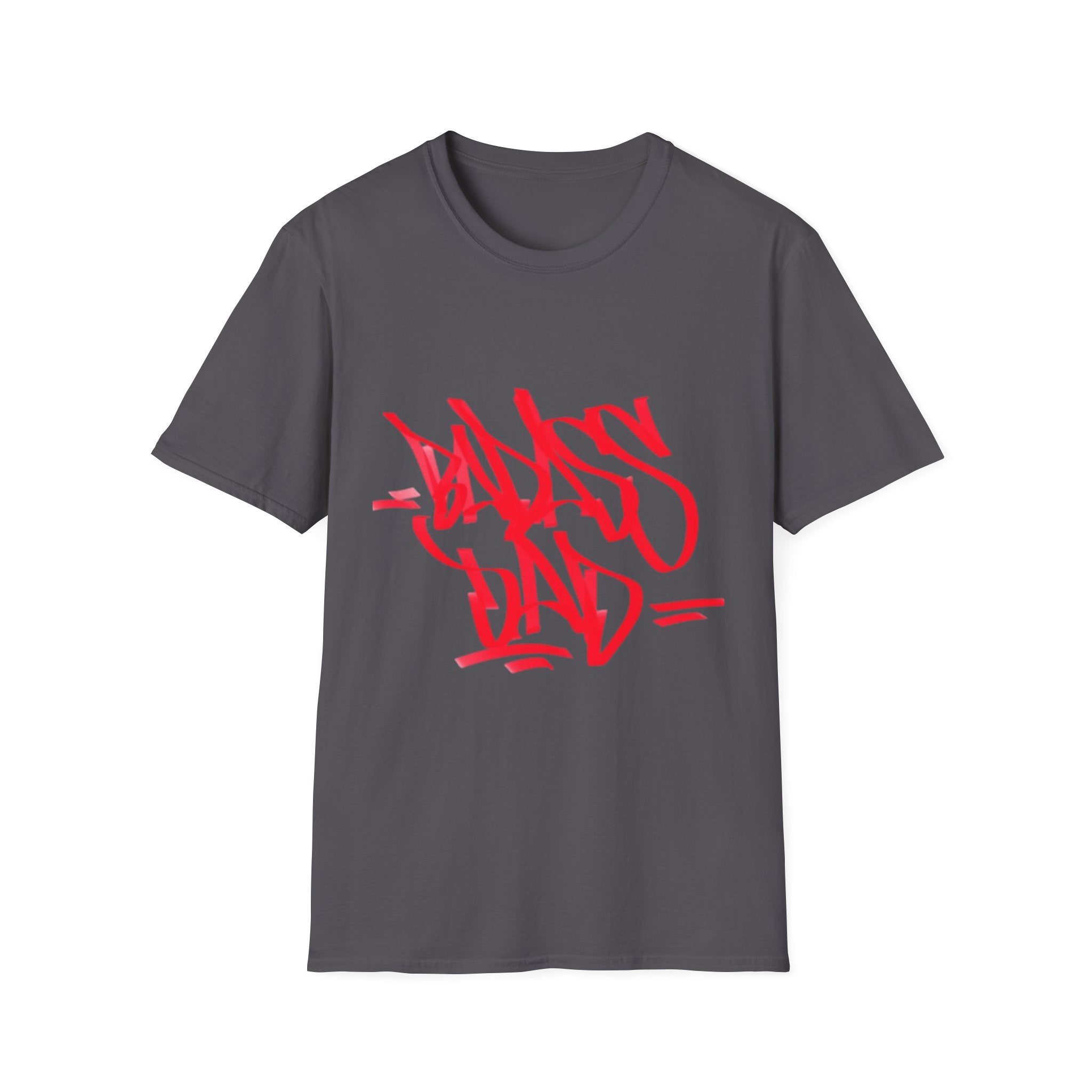 Red Graffiti Style Unisex Softstyle T-Shirt
