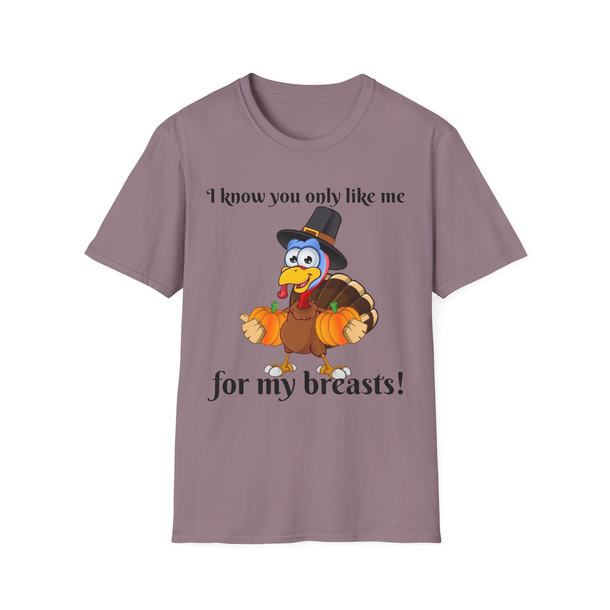 I Know You Only Like Me For My Breasts Unisex Softstyle T-Shirt